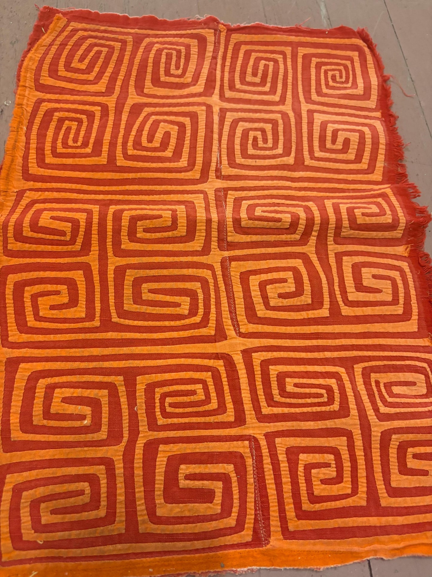 Beautiful antique 16 x 13 inch S. American MOLA in good condition