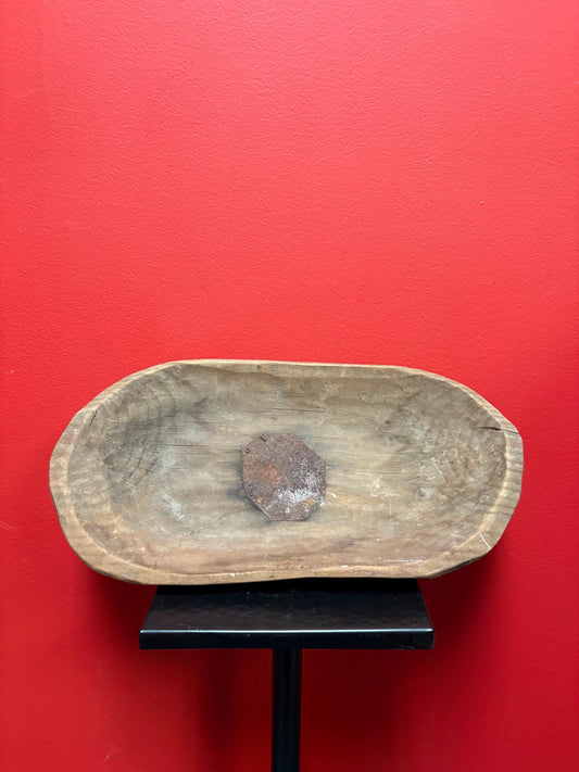 Rare museum authenticated 15 x 7 wide Canadian indigenous coast Salish preparation feast bowl  19 century  wonderful patina