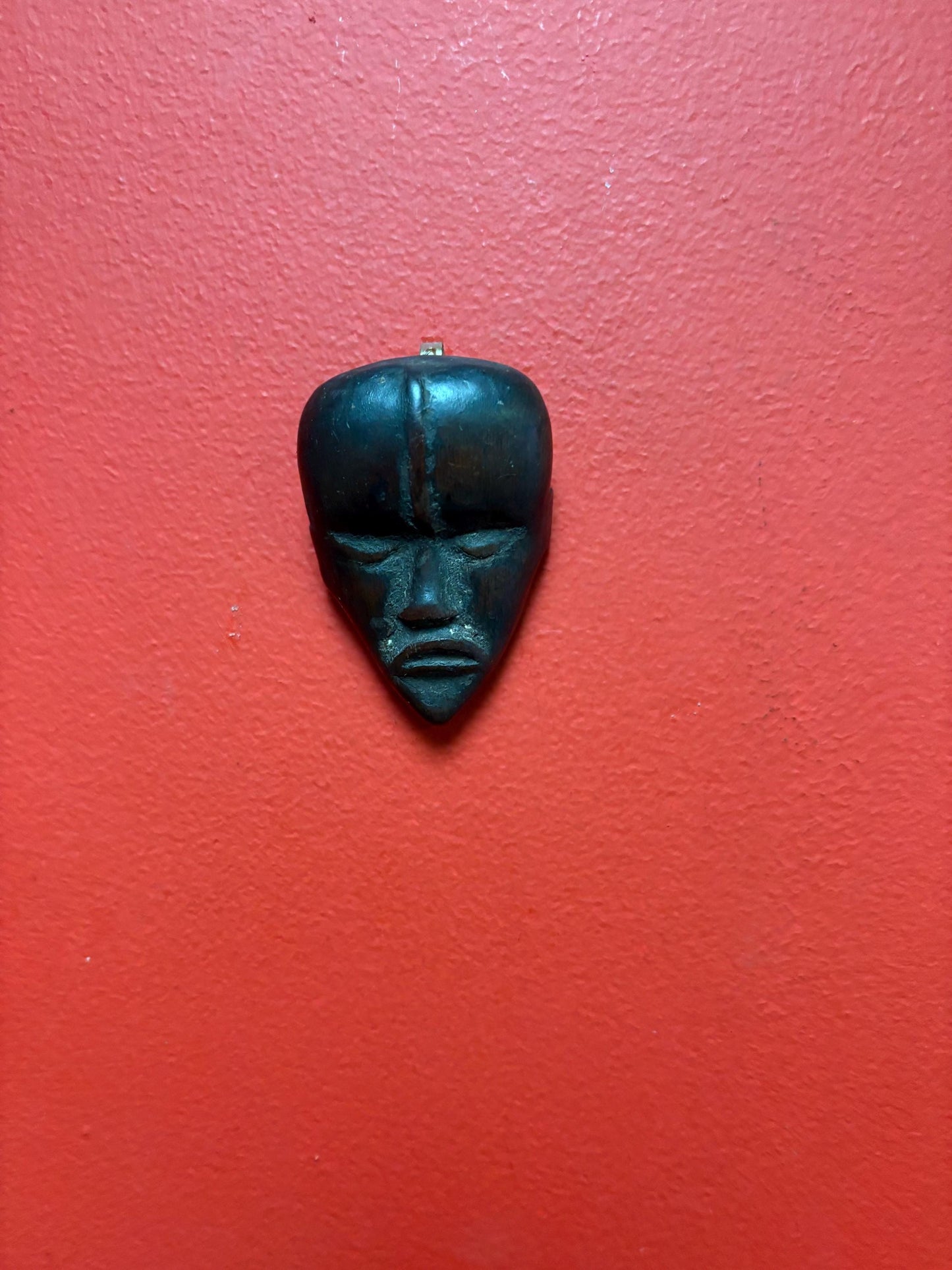 Beautiful 3 inch African antique miniature Dan mask  amazing size and quality - great value and great gift - ready to hang