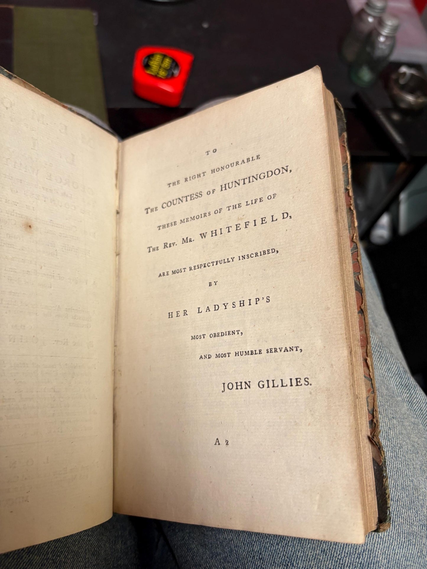Museum quality copy of WHITFIELDS LiFE - 1st edition 1772 - very good condition for age  very rare