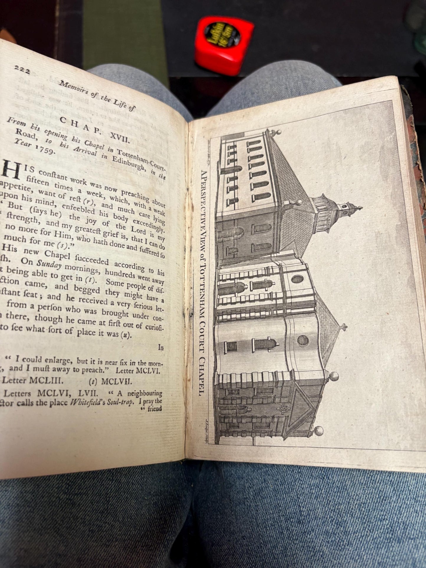 Museum quality copy of WHITFIELDS LiFE - 1st edition 1772 - very good condition for age  very rare