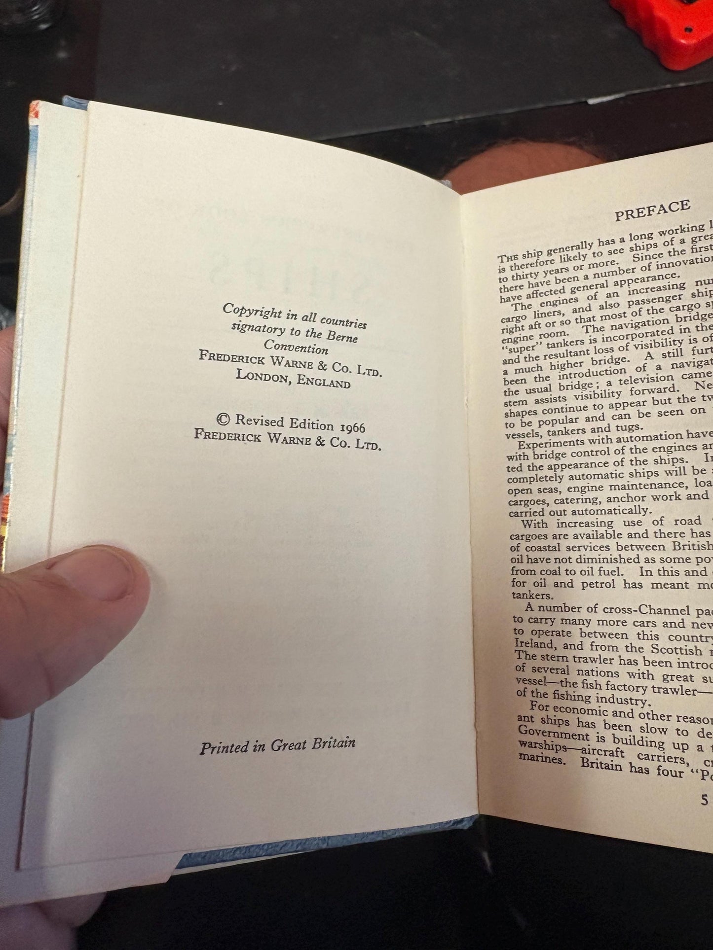 The observers book of ships by Frank E Dodman very cool information and great size good condition 1966