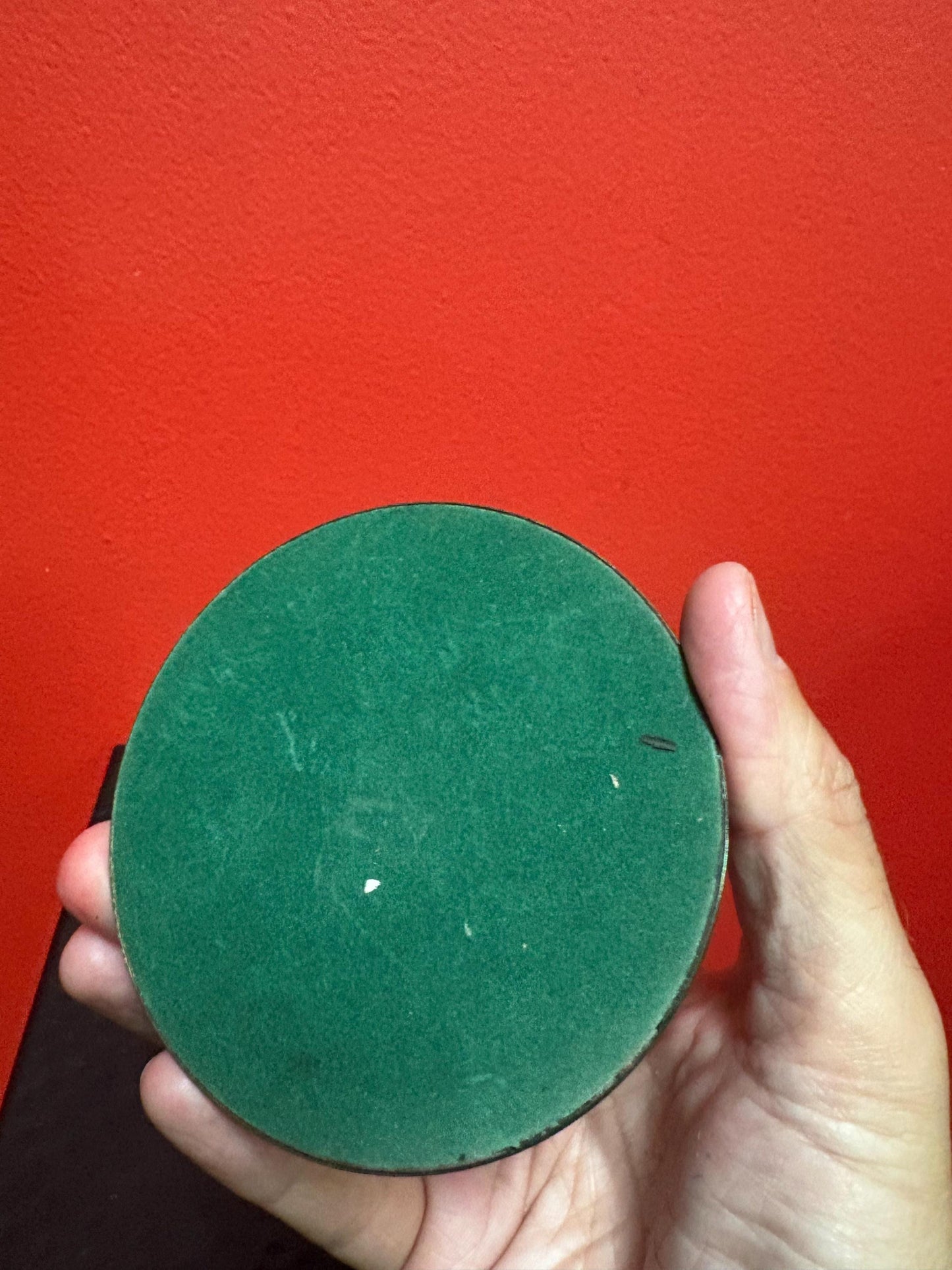 Beautiful antique 4 1/2 inch wide brass dice spinner very cool gift