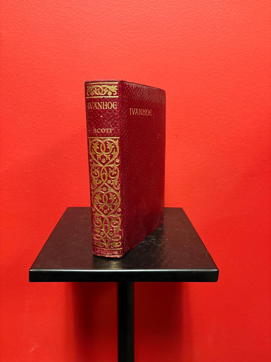 Beautiful antique leather bound edition of Ivanhoe by Walter Scott  amazing condition and great value