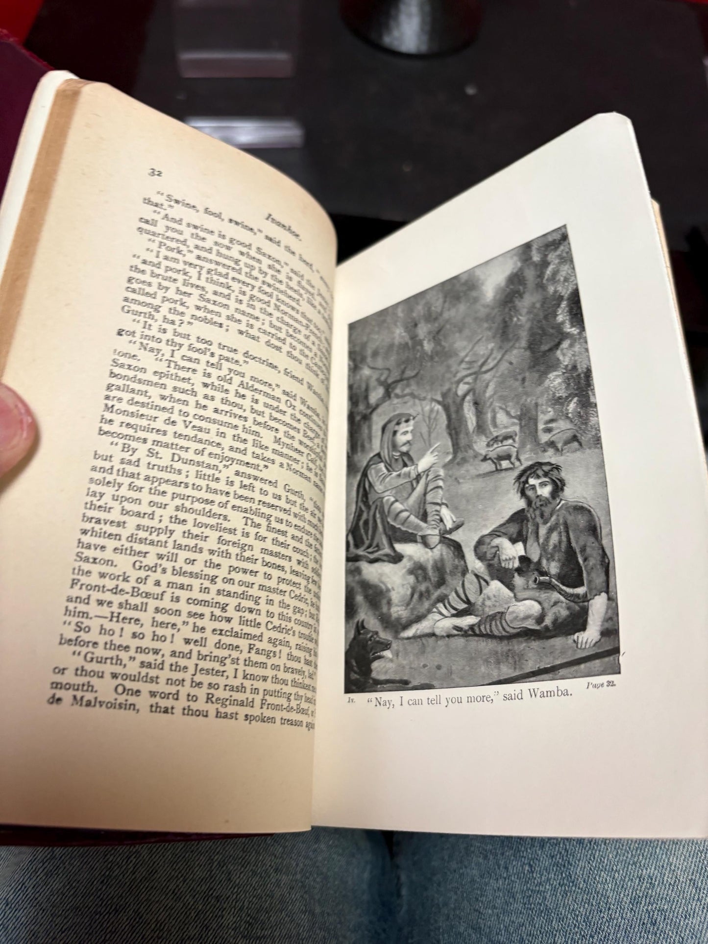 Beautiful antique leather bound edition of Ivanhoe by Walter Scott  amazing condition and great value