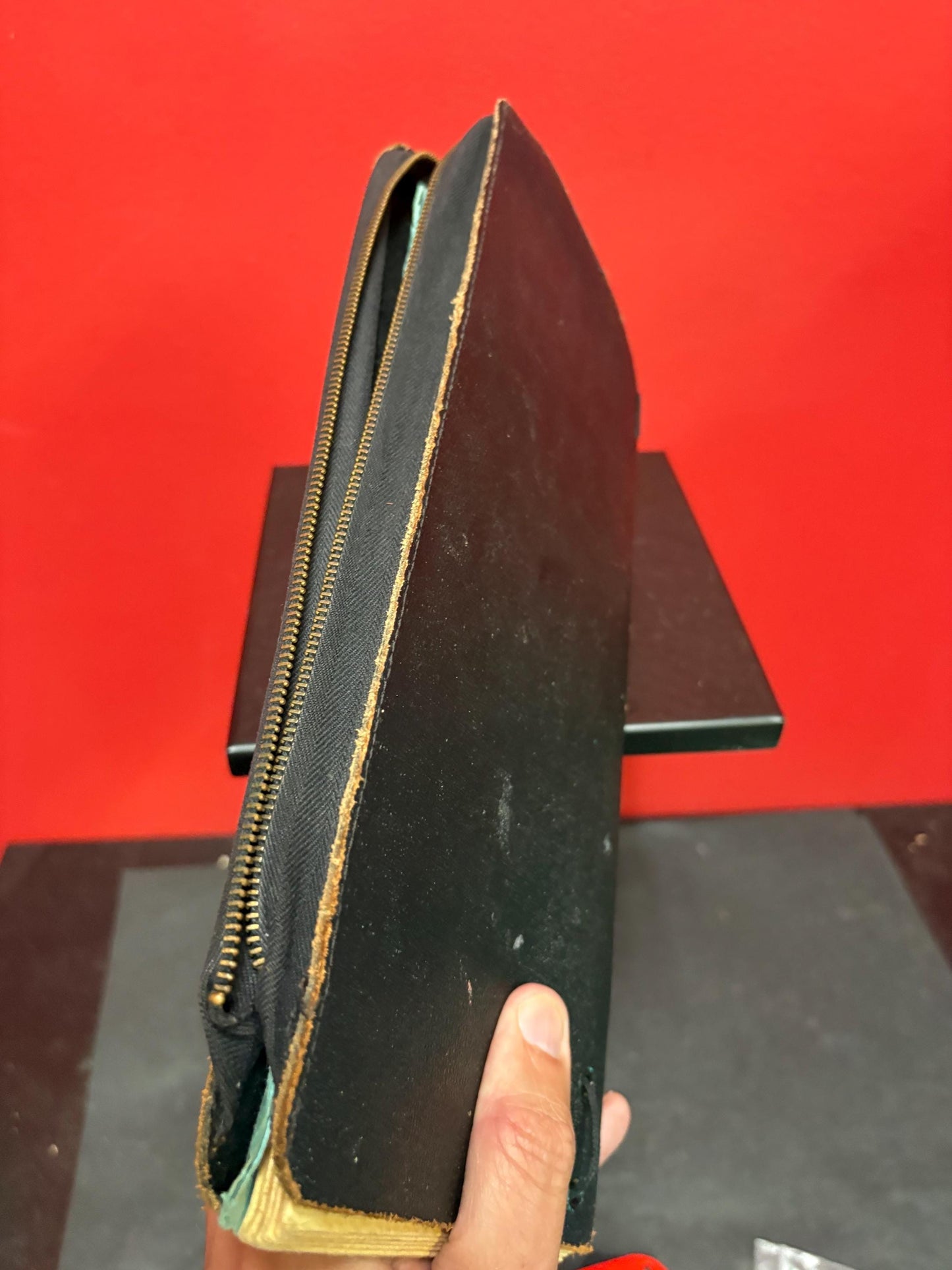 Very cool antique North American life assurance company valuable papers folder with contents never used 12 x 6