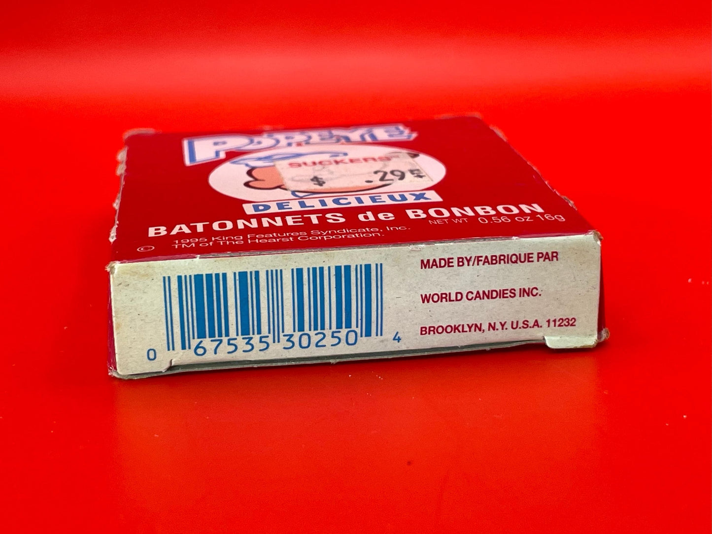 Popeye Tasty Candy Sticks  Nostalgic Treat