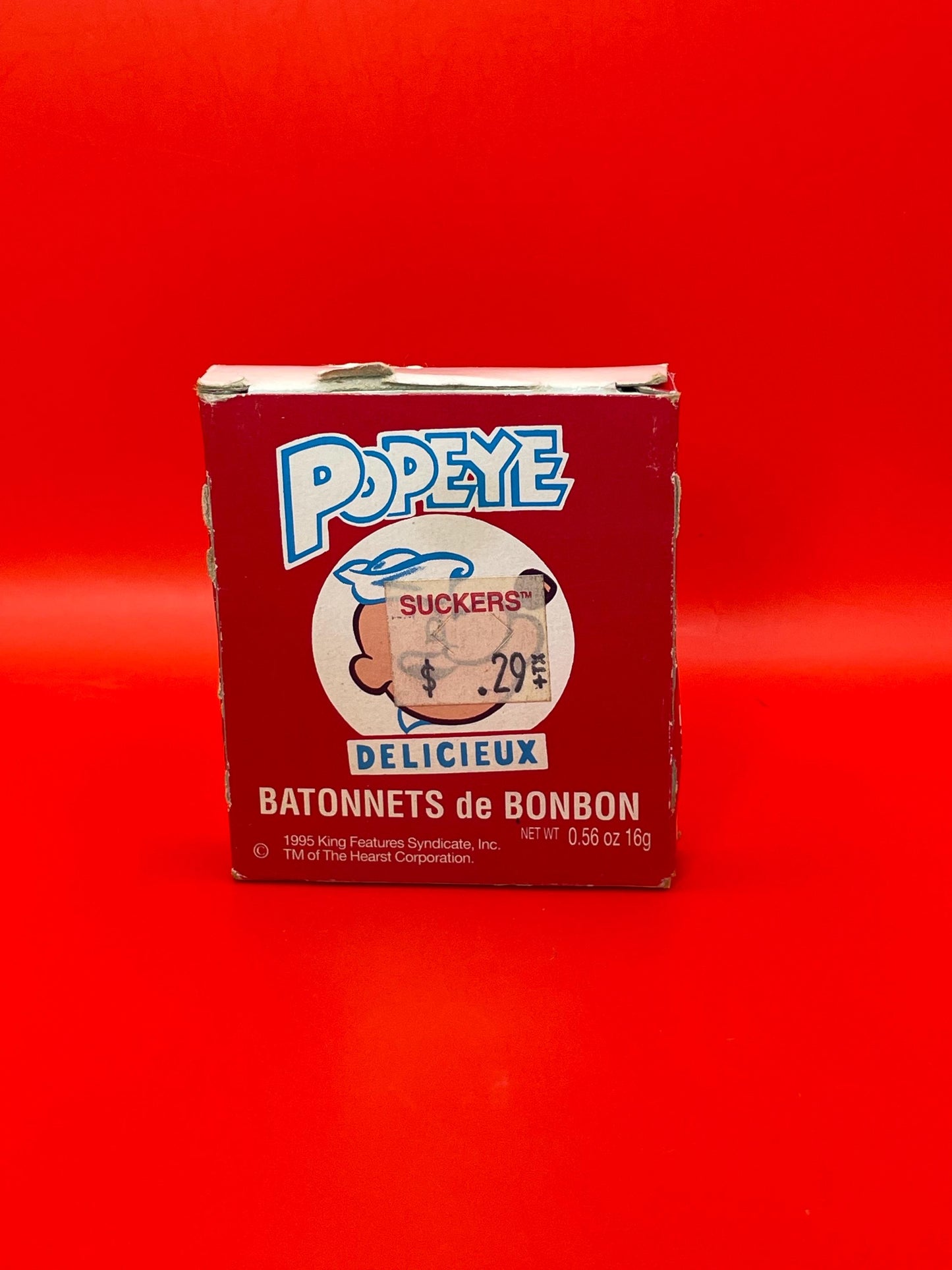 Popeye Tasty Candy Sticks  Nostalgic Treat