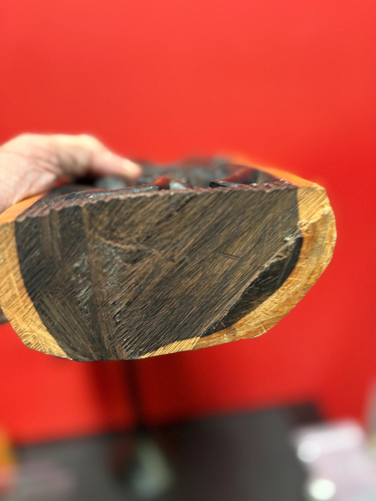 Stunning 12 x 6 inch wide African Makonde statue — heavy and crazy cool detail — wow wow