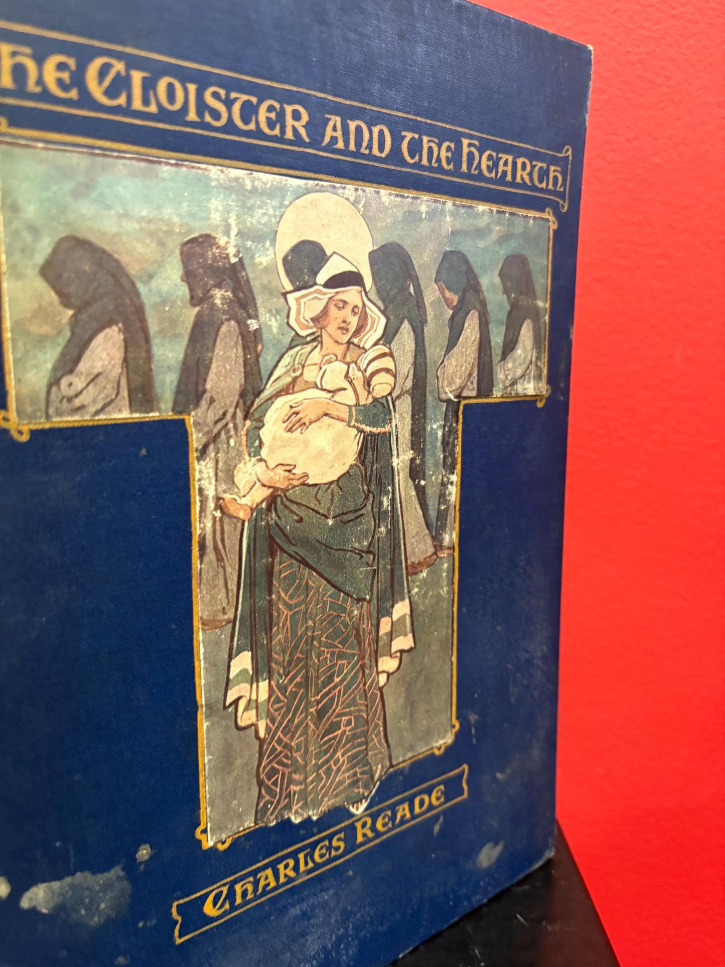 beautiful 19 century copy of the cloister and the hearth  one page loose otherwise decent condition with great pictures