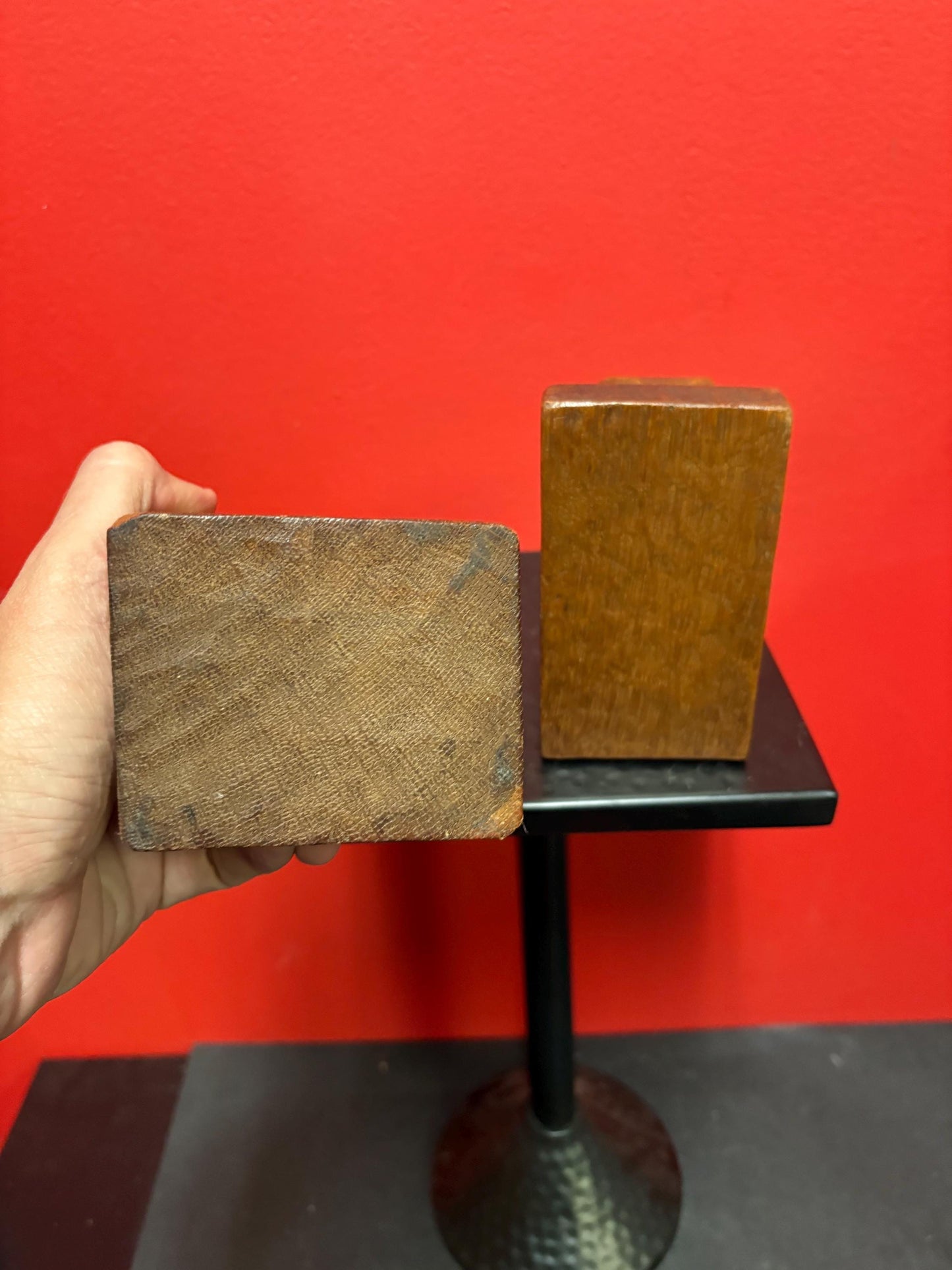 Beautiful 5 inch indigenous  first Nations antique bookends  great detail - perfect gift