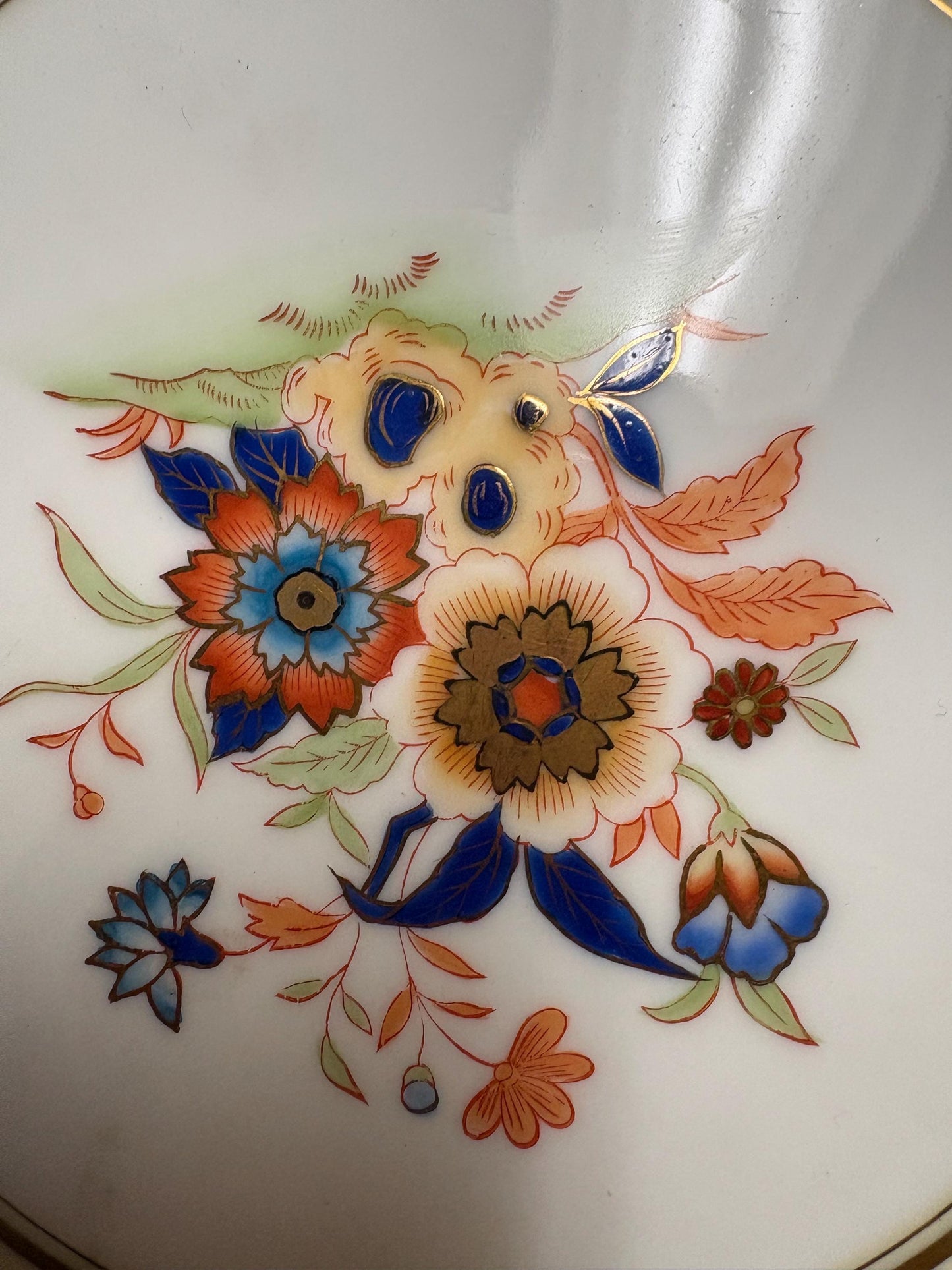 Antique pristine Japanese Noritake China cake plate   9 inches across  beautiful piece