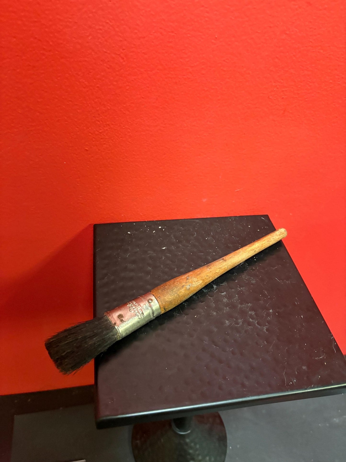 Outstanding antique paintbrush  10 inches long never used  wow