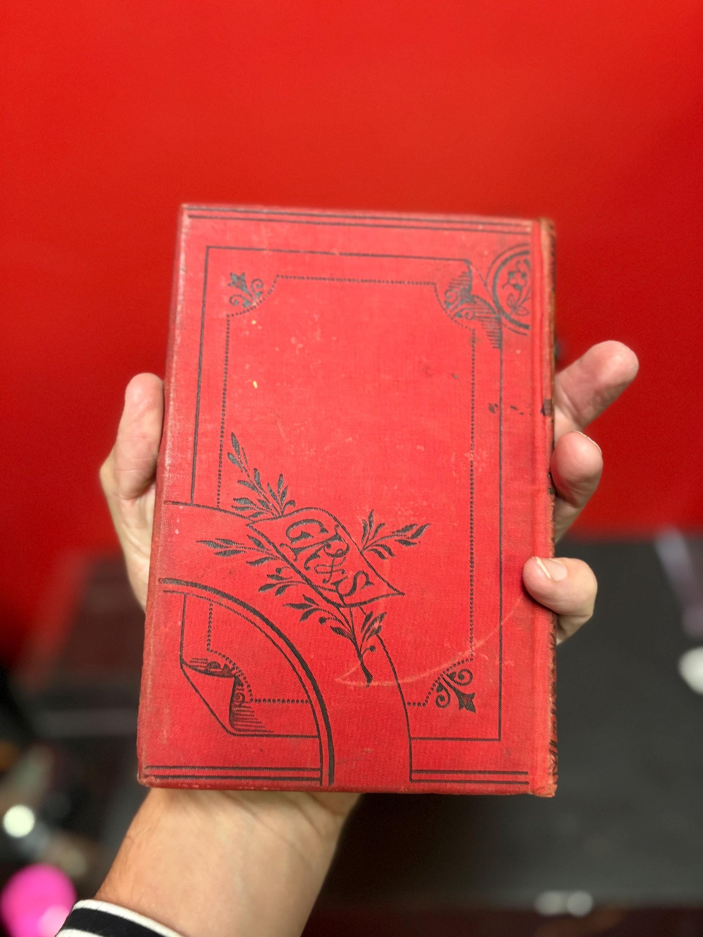 Antique - things out of doors book - with cracked spine and damaged cover  fun book - good value