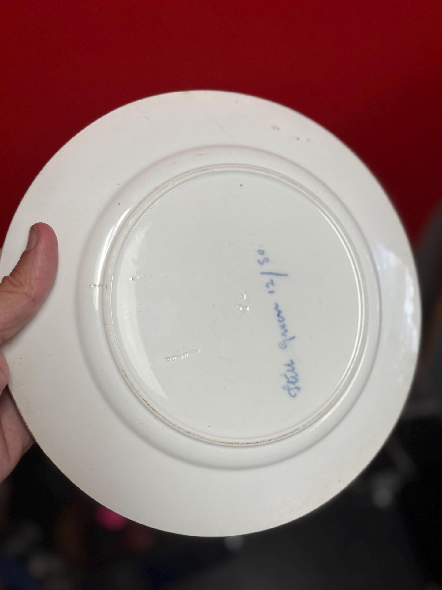 very rare 19 century Limited edition Wedgewood plate with Russian scene - possibly made for Faberge  10 inches -B