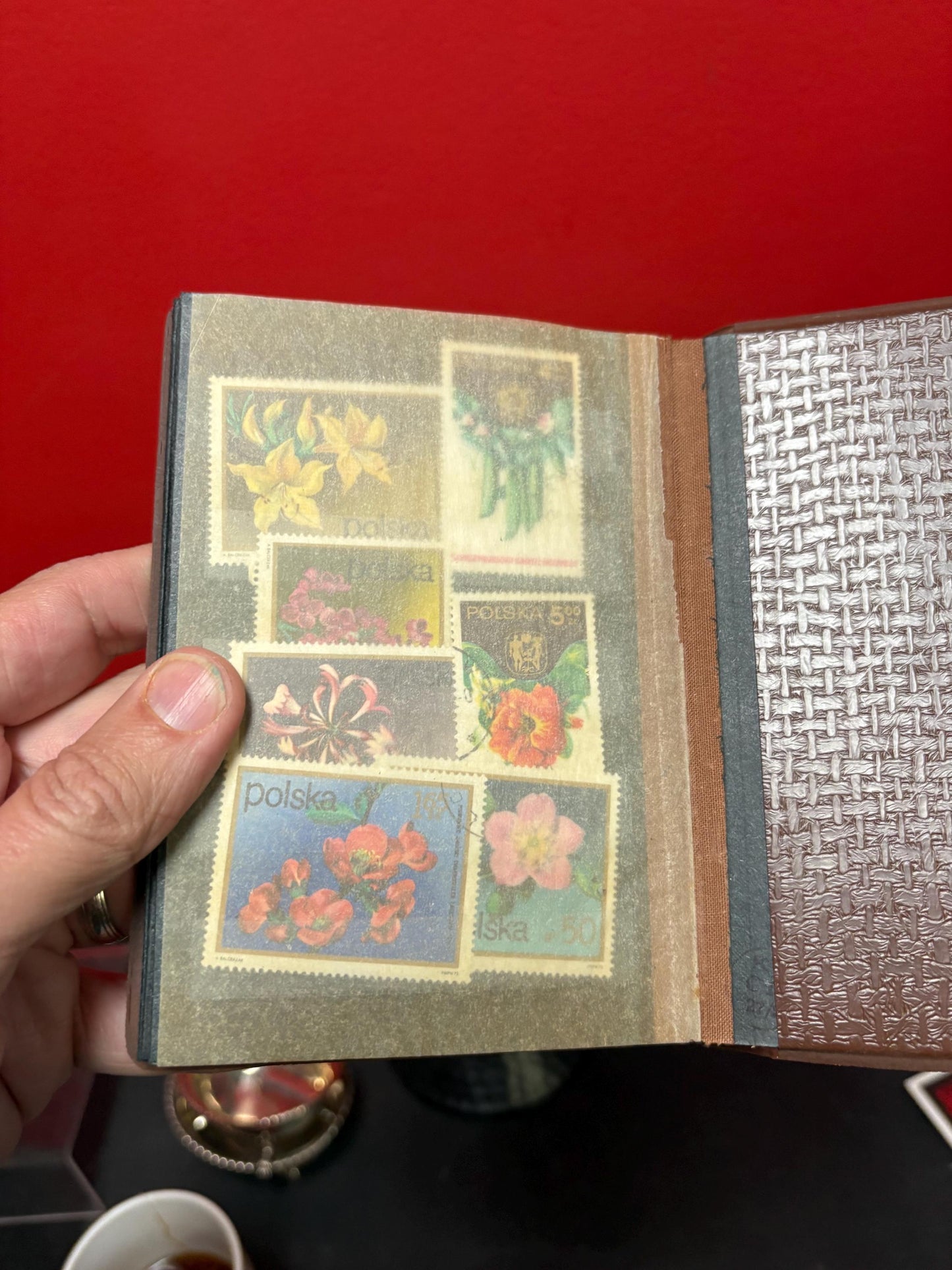 Small book of Polish stamps