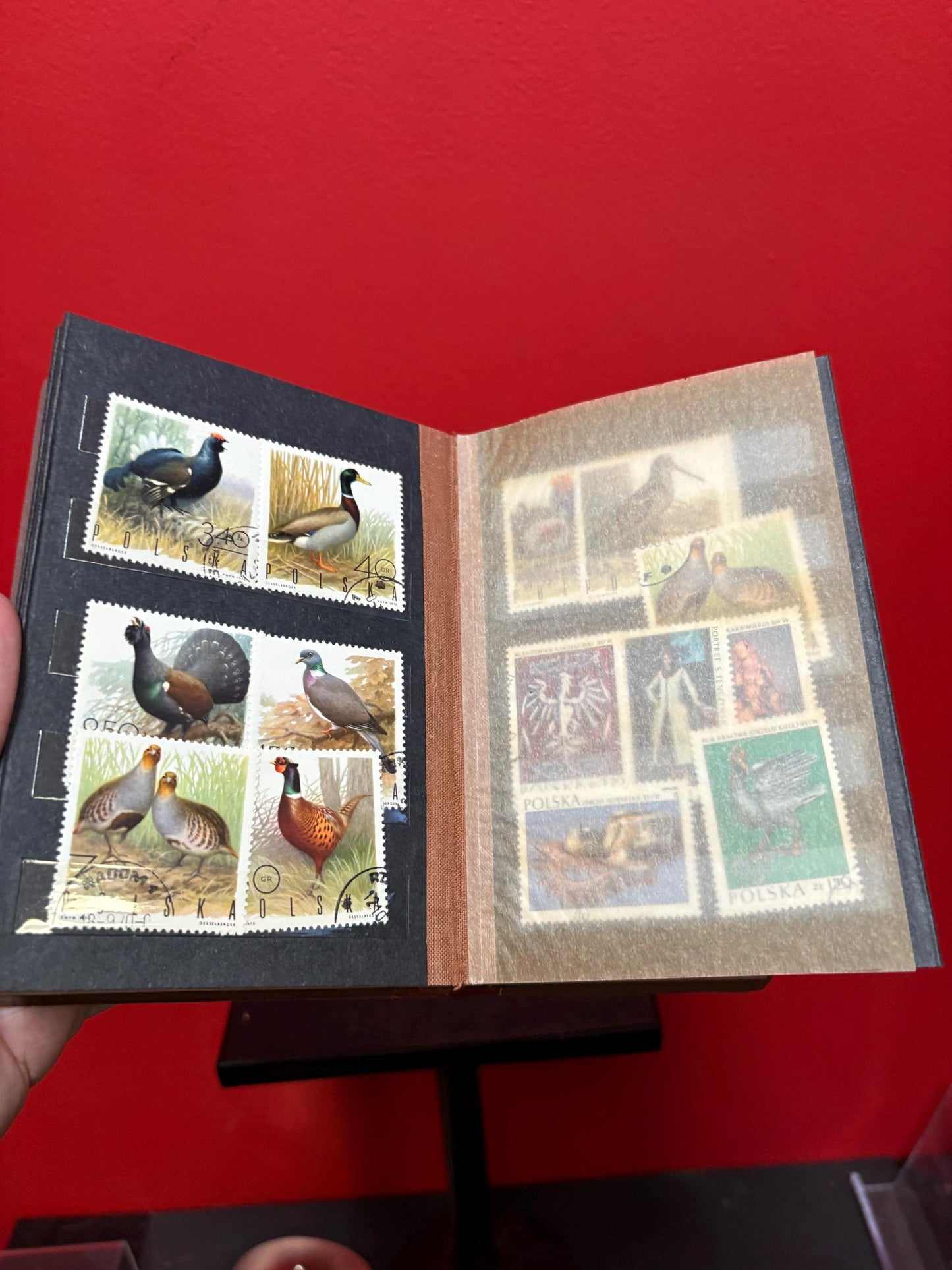 Small book of Polish stamps