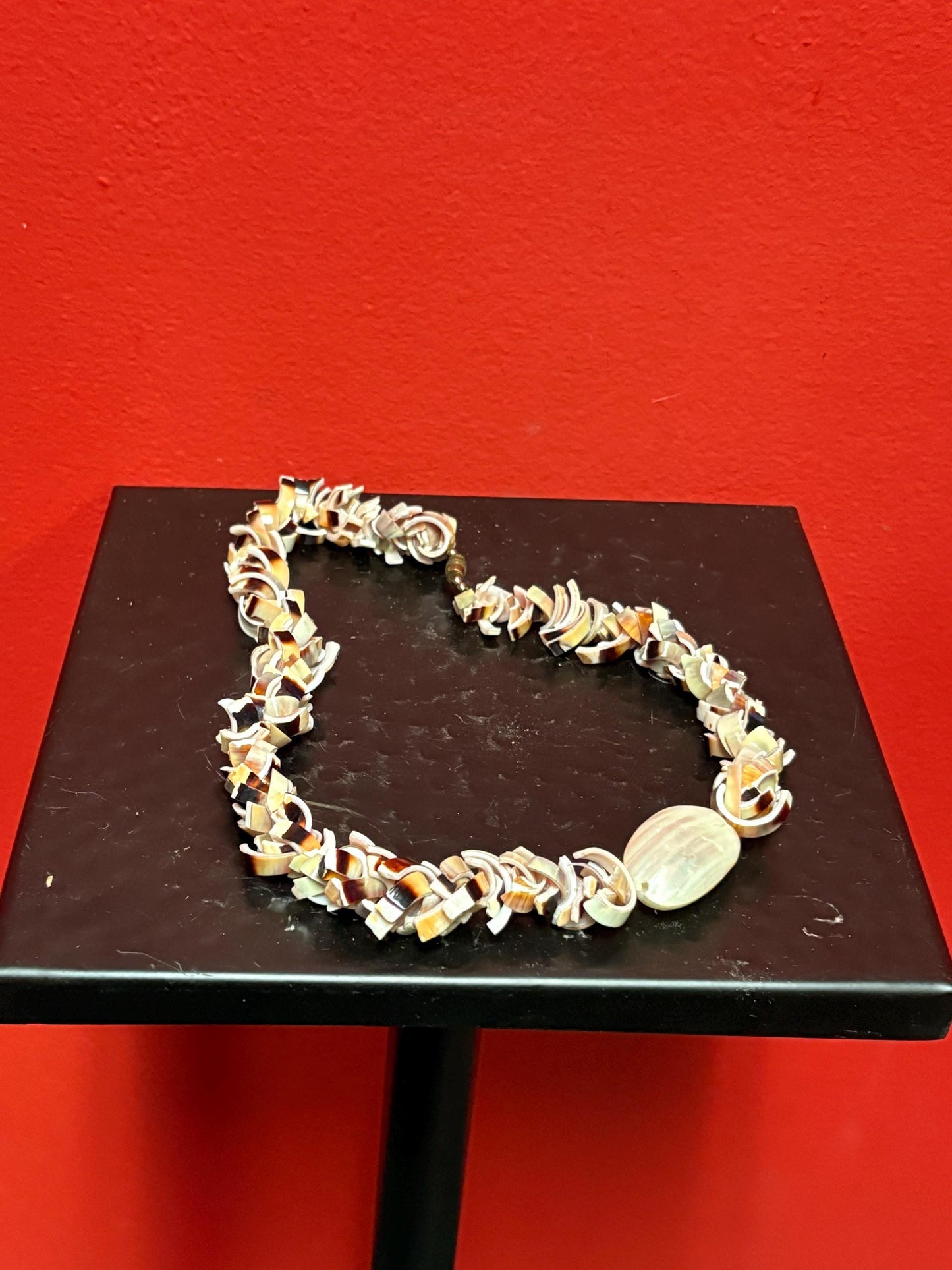 Very cool shell necklace  approx 18 inches  beautiful gift