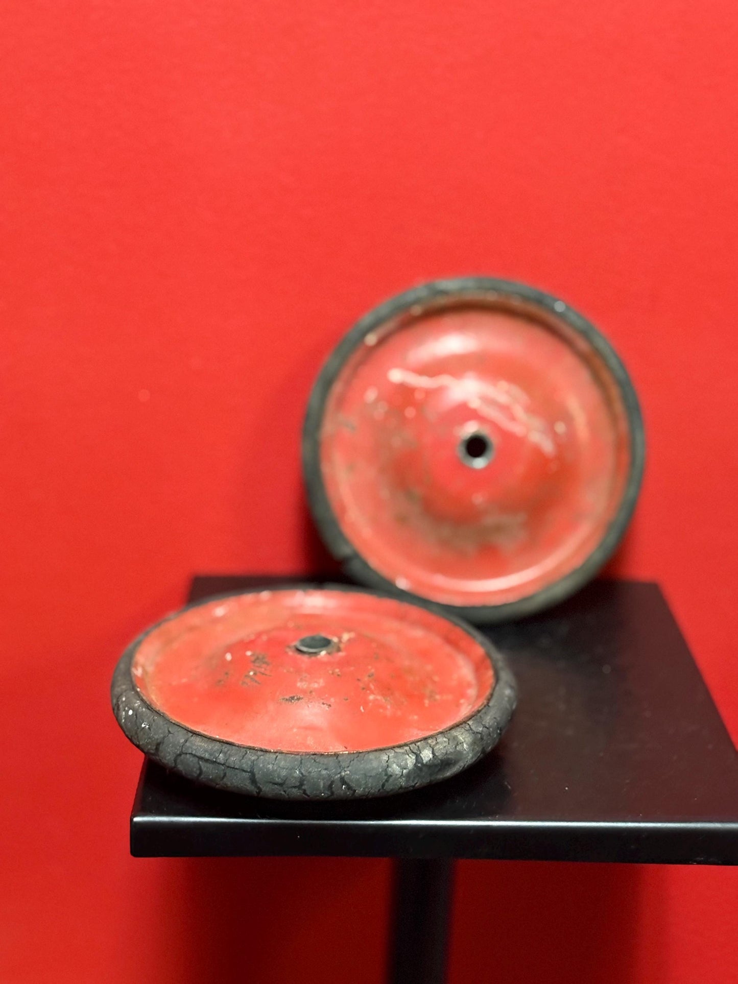 Cool 5.25 inch wide toy truck wheels  good condition