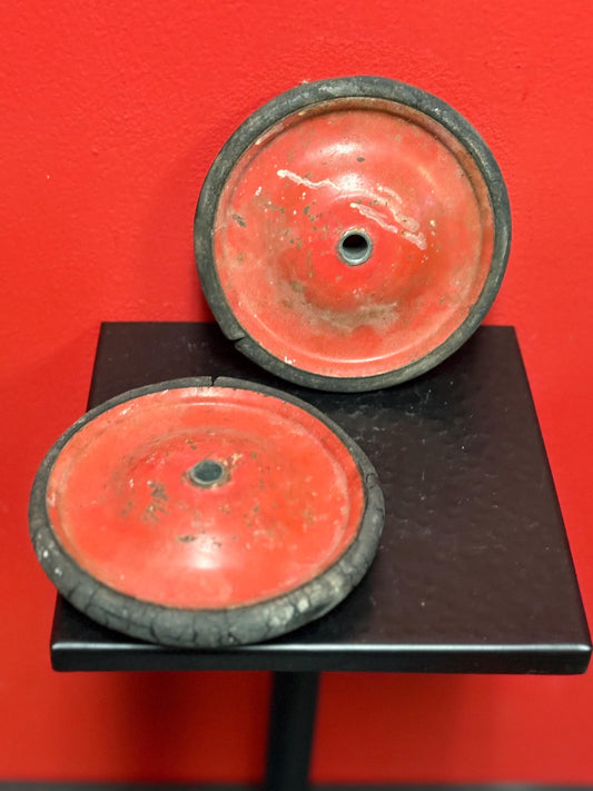 Cool 5.25 inch wide toy truck wheels  good condition