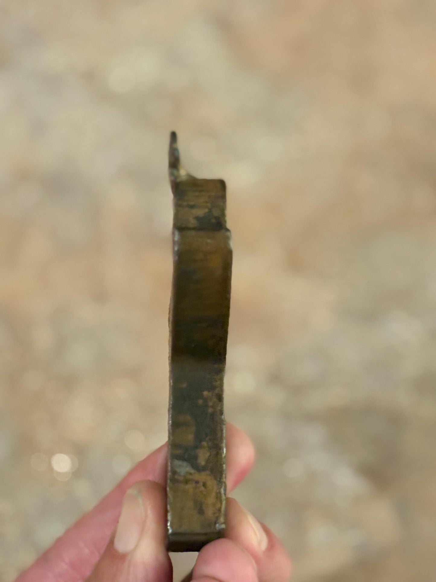 Beautiful antique 4 x 3 very heavy, bronze angel statue ready to hang   wonderful patina  wonderful Christmas gift