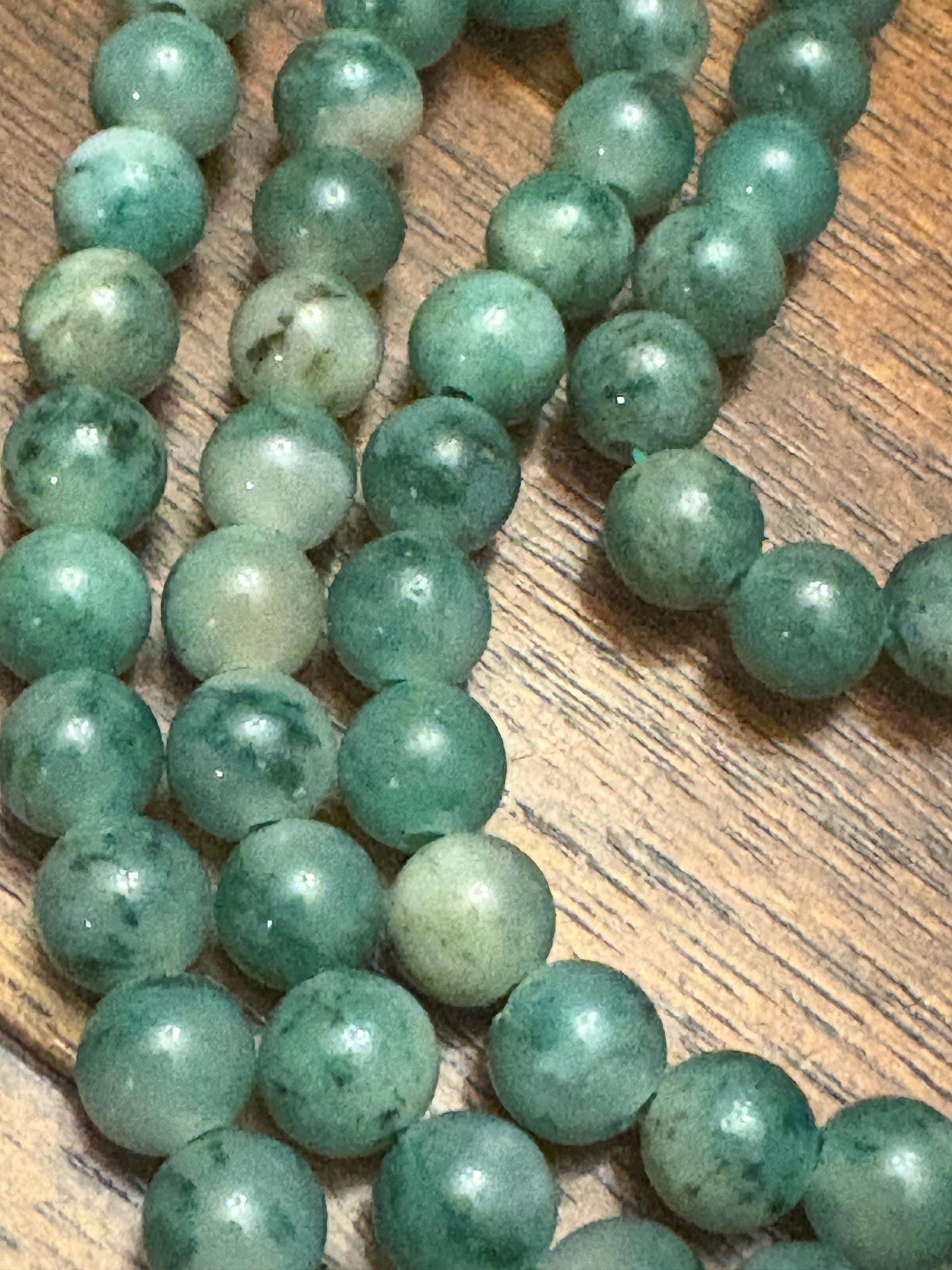 Stunning antique authentic Chinese Jade approximately 26 inch long necklace highest quality and perfect gift