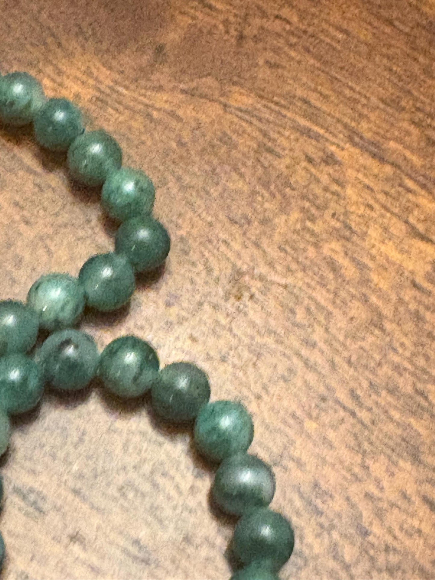 Stunning antique authentic Chinese Jade approximately 26 inch long necklace highest quality and perfect gift