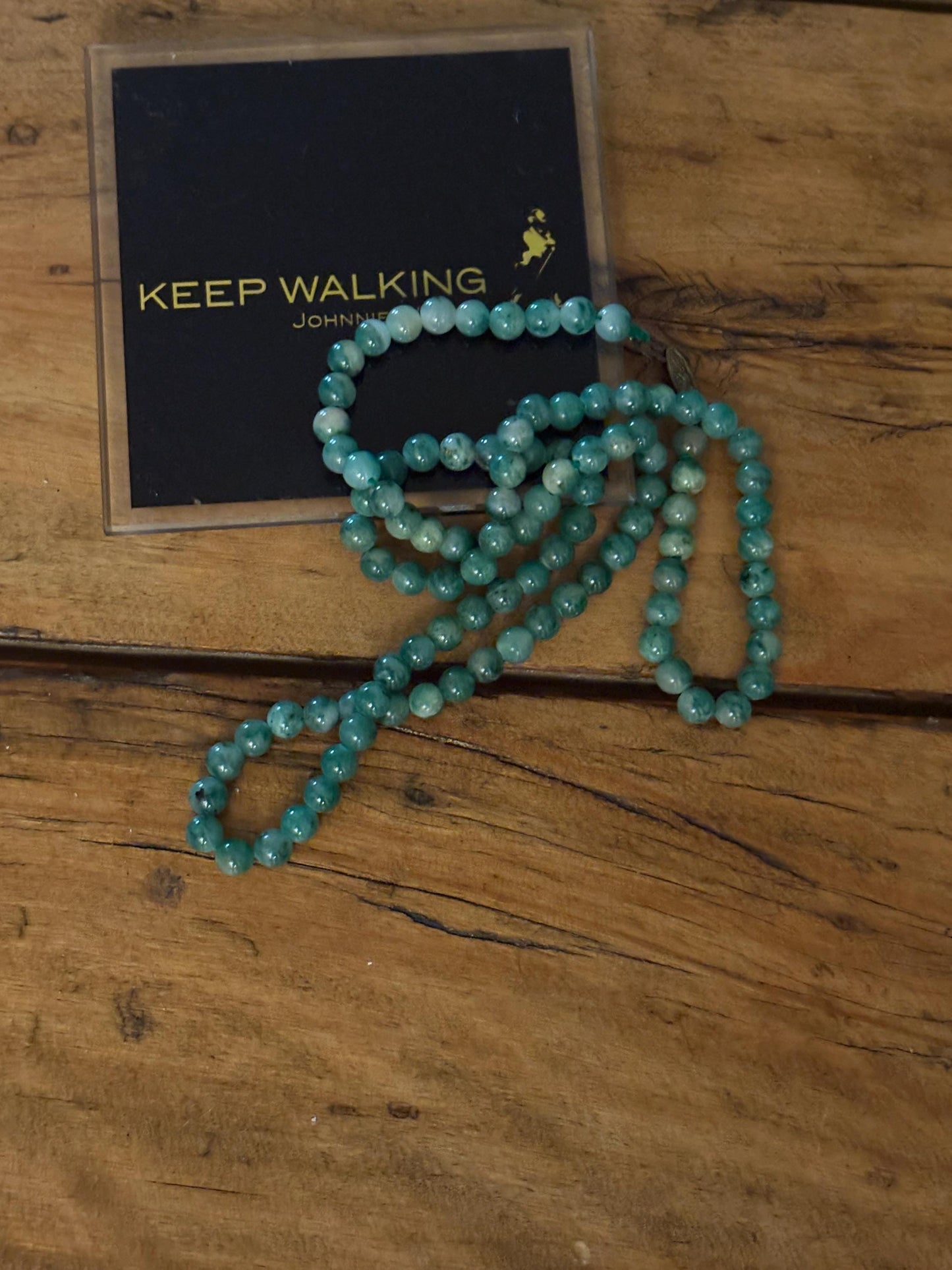 Stunning antique authentic Chinese Jade approximately 26 inch long necklace highest quality and perfect gift