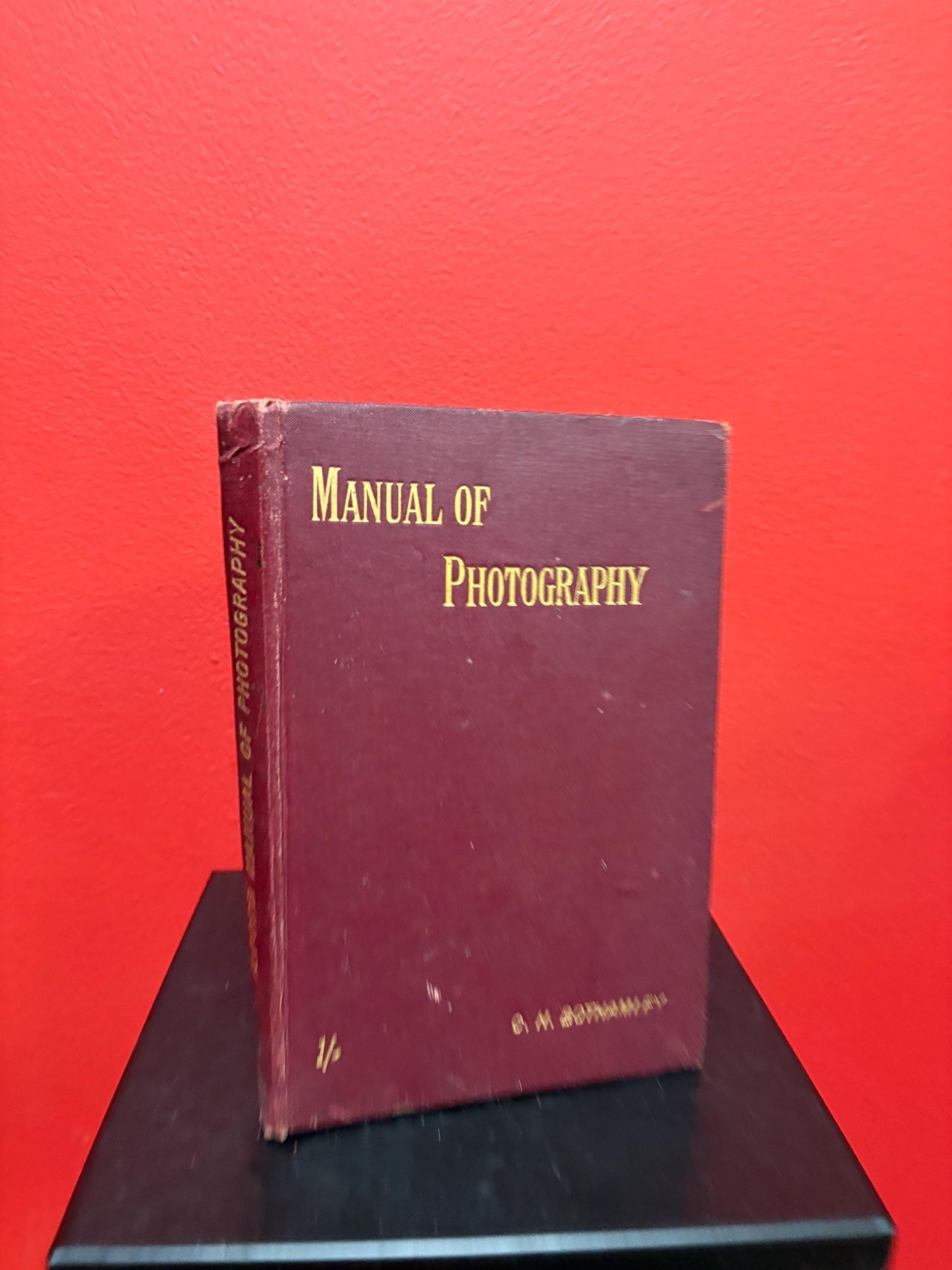early 20th century manual of photography book  pretty good condition