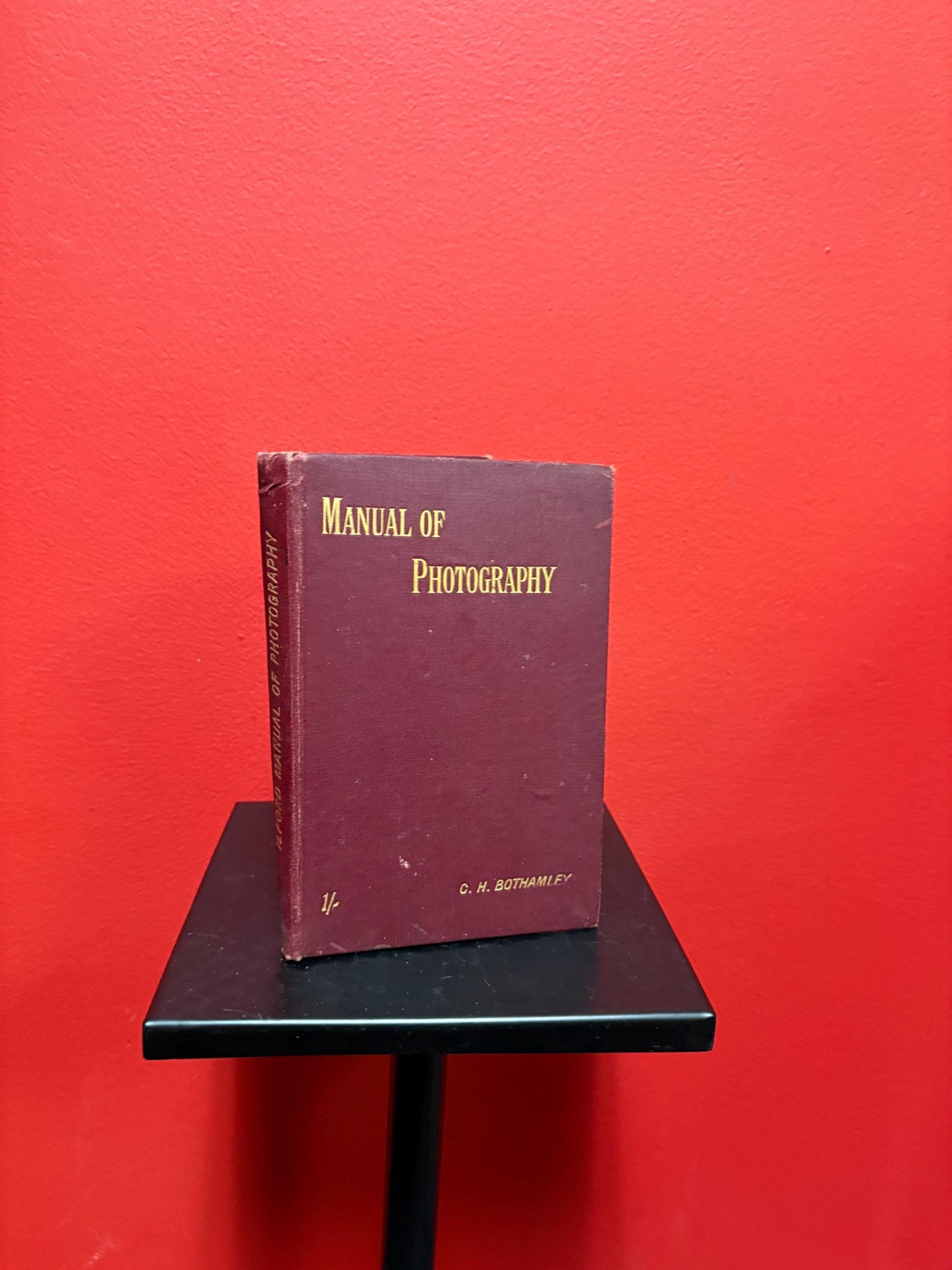 early 20th century manual of photography book  pretty good condition