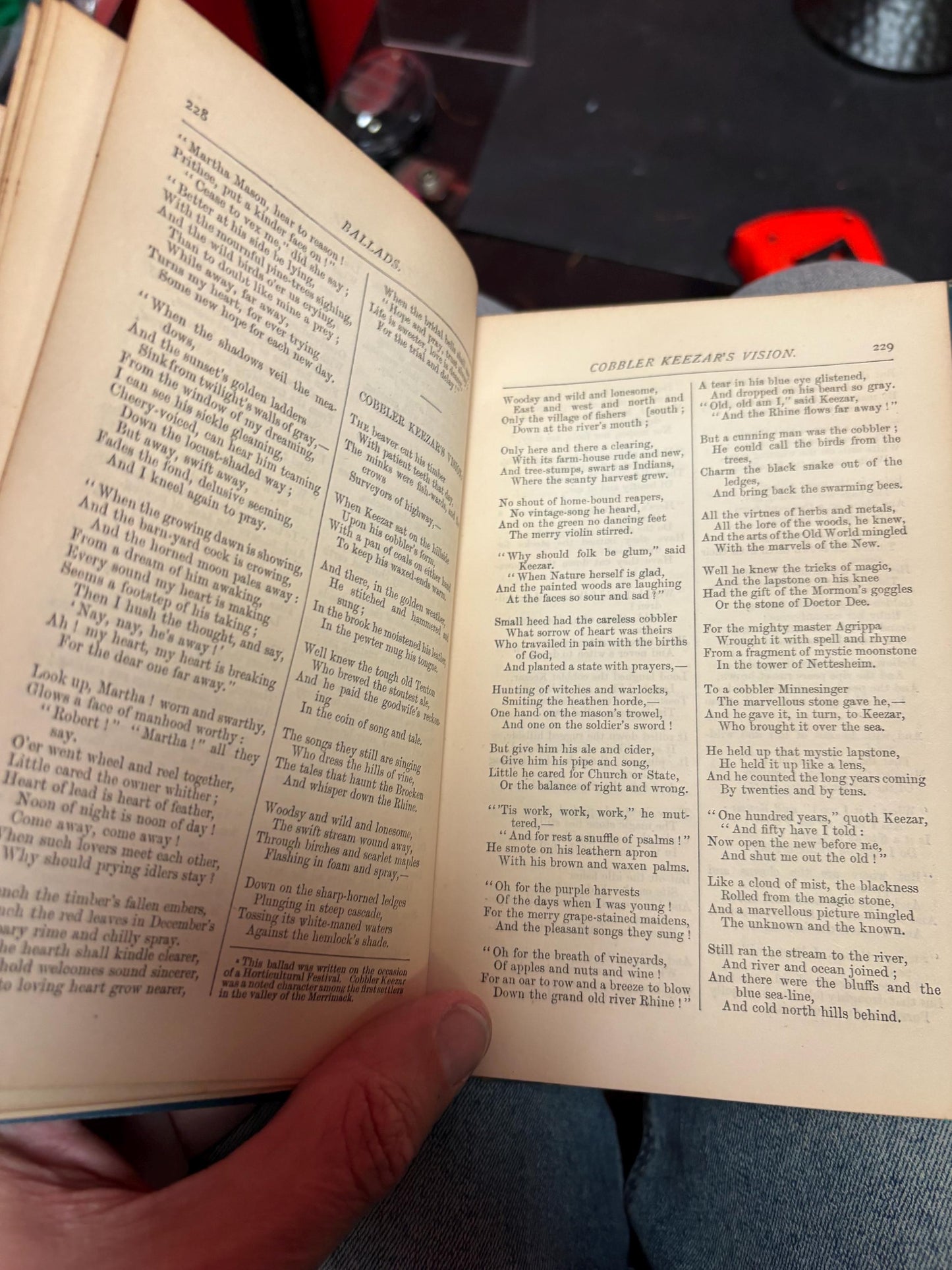 Beautiful late 19th century copy of WHITTIER poetry and notes  decent condition. Great gift.
