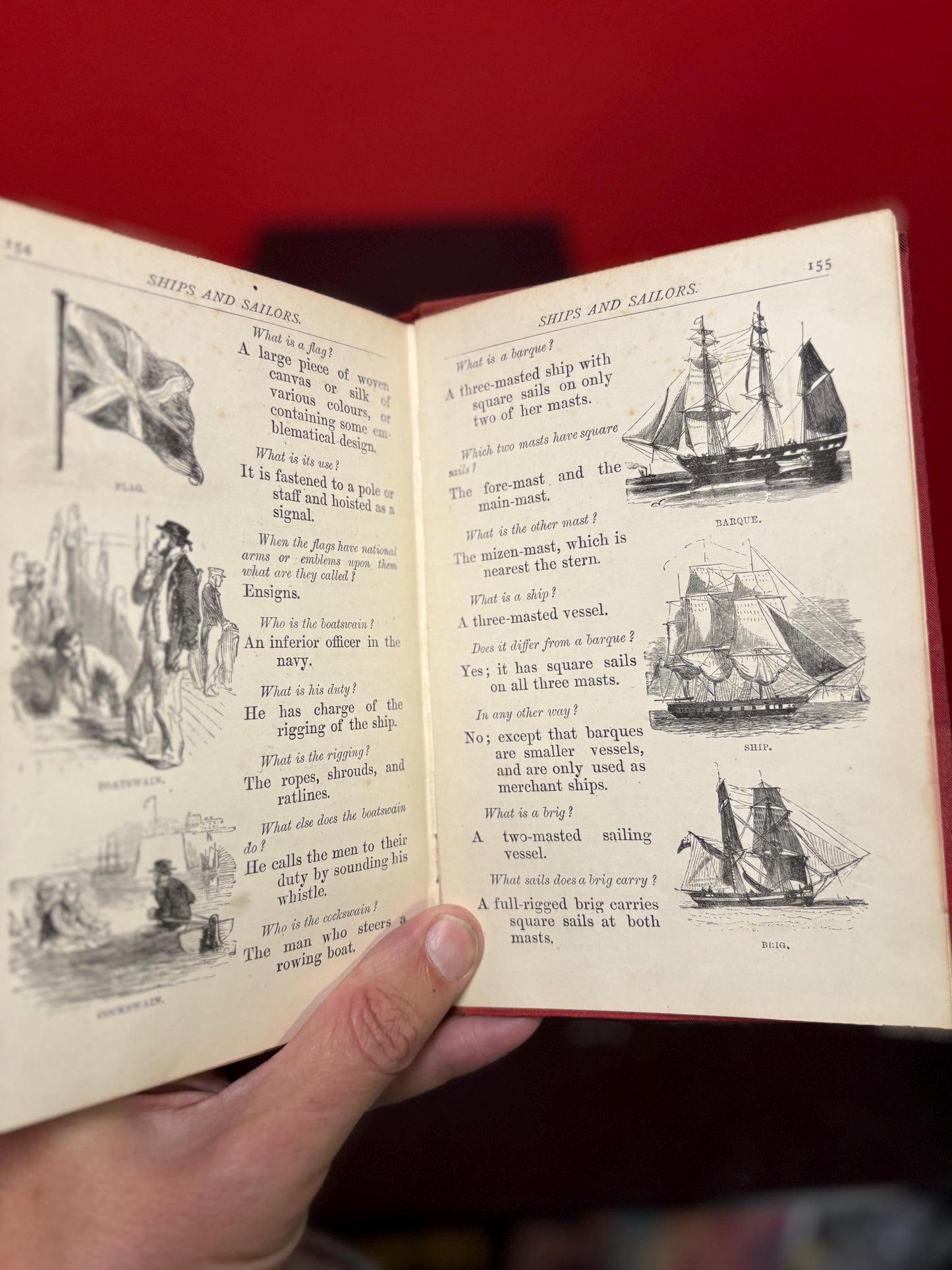 Antique - things out of doors book - with cracked spine and damaged cover  fun book - good value