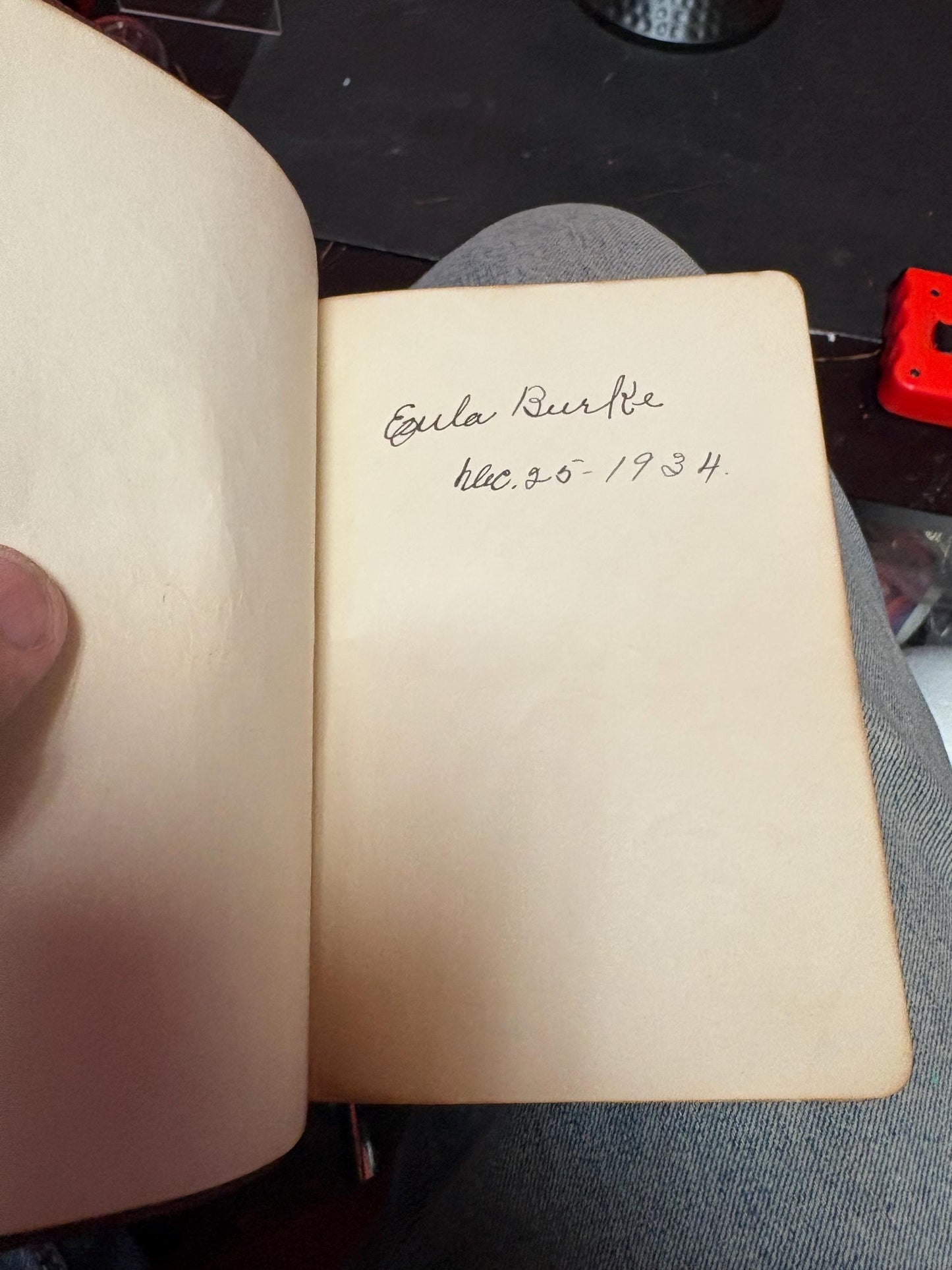 1930s science and health with the key to scriptures book in great condition - very cool info - 6 1/2 x 4 1/2 x 1“ thick