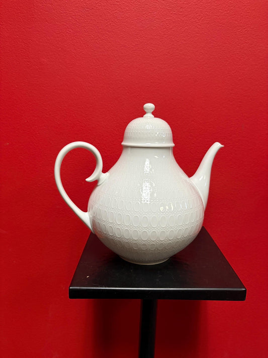 Beautiful 8 x 9 tall 1979 - 100 year anniversary German Rosenthal studio line teapot  amazing condition  estate piece
