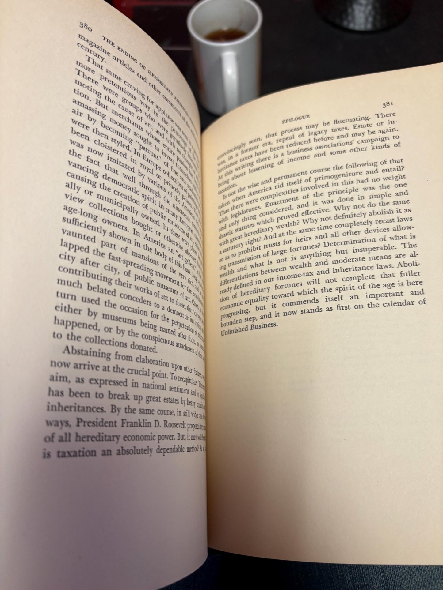 Beautiful 1939 first edition copy of the ending of heredity American fortunes by Gustav myers - so cool