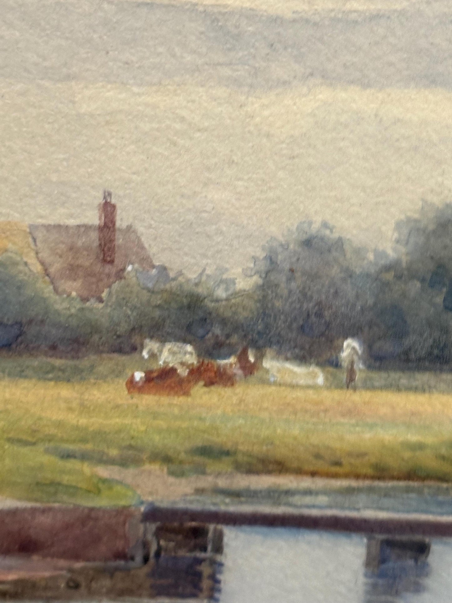 W. Follen Bishop - Stunning antique English watercolour - 20 x 15 inches - famous listed artist.  wonderful detail and great frame