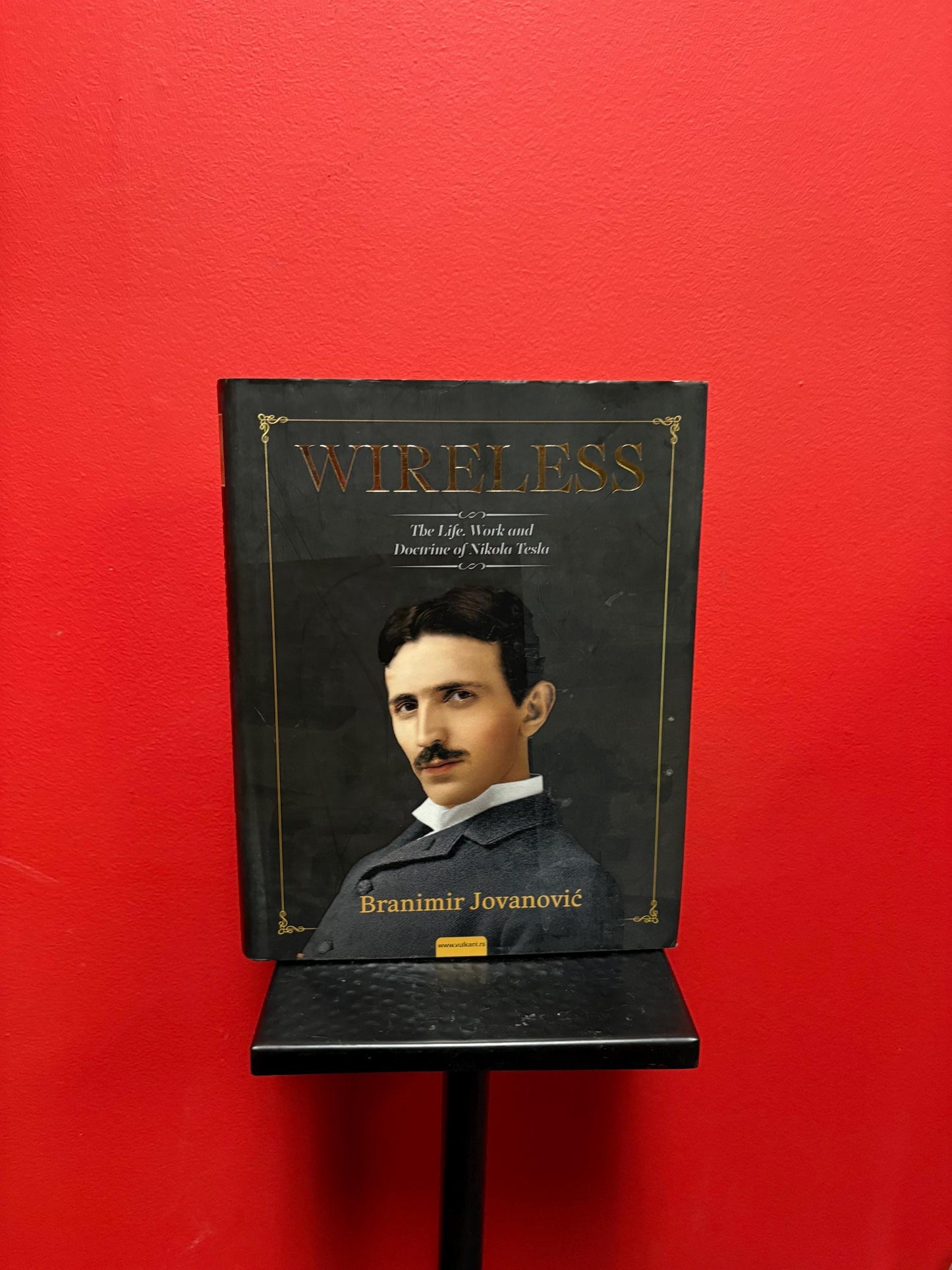 Fancy book entitled Wireless  - the life work and doctrine of NIKOLA TESLA  wonderful pictures  great reading and great gift