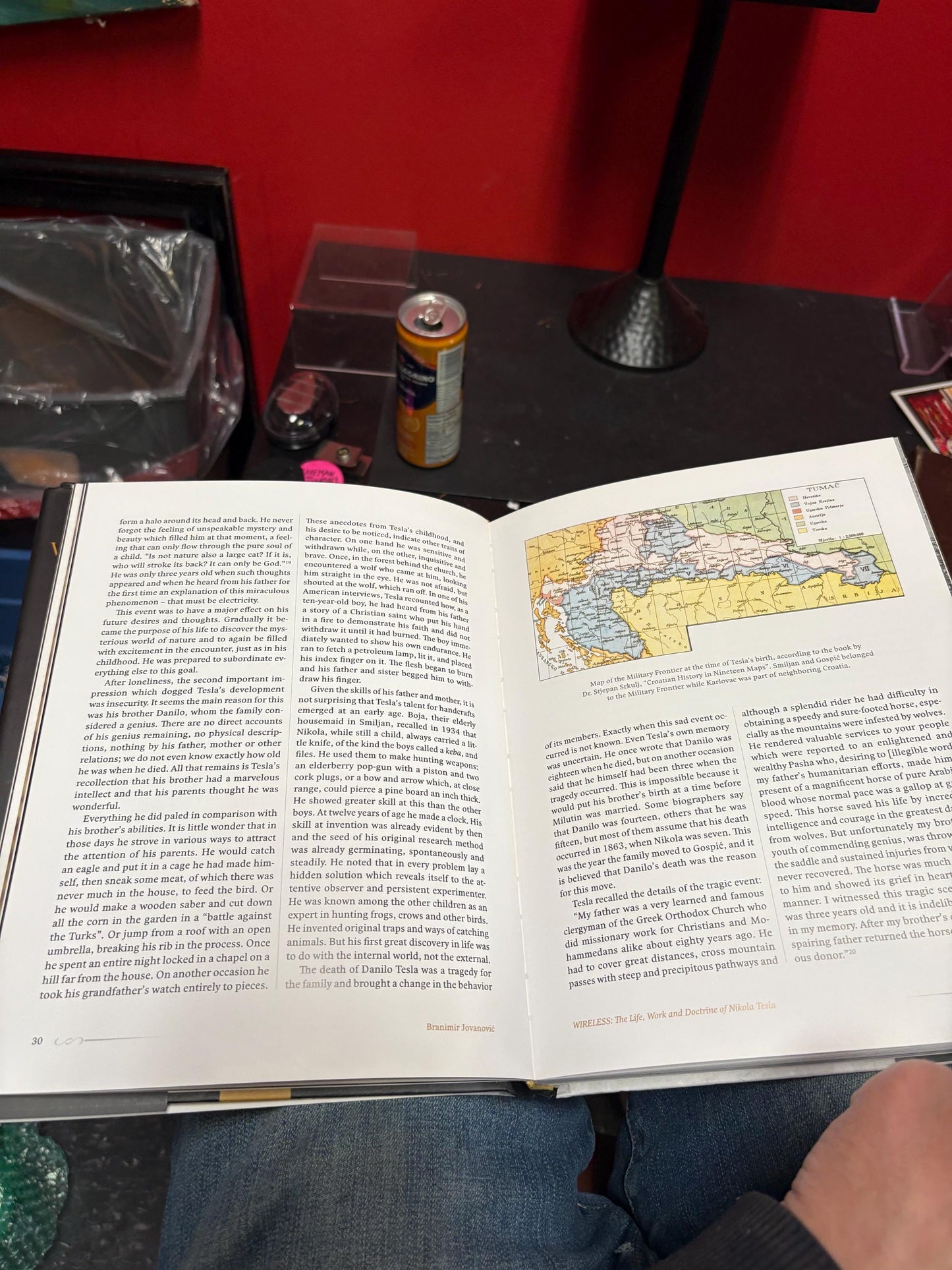 Fancy book entitled Wireless  - the life work and doctrine of NIKOLA TESLA  wonderful pictures  great reading and great gift