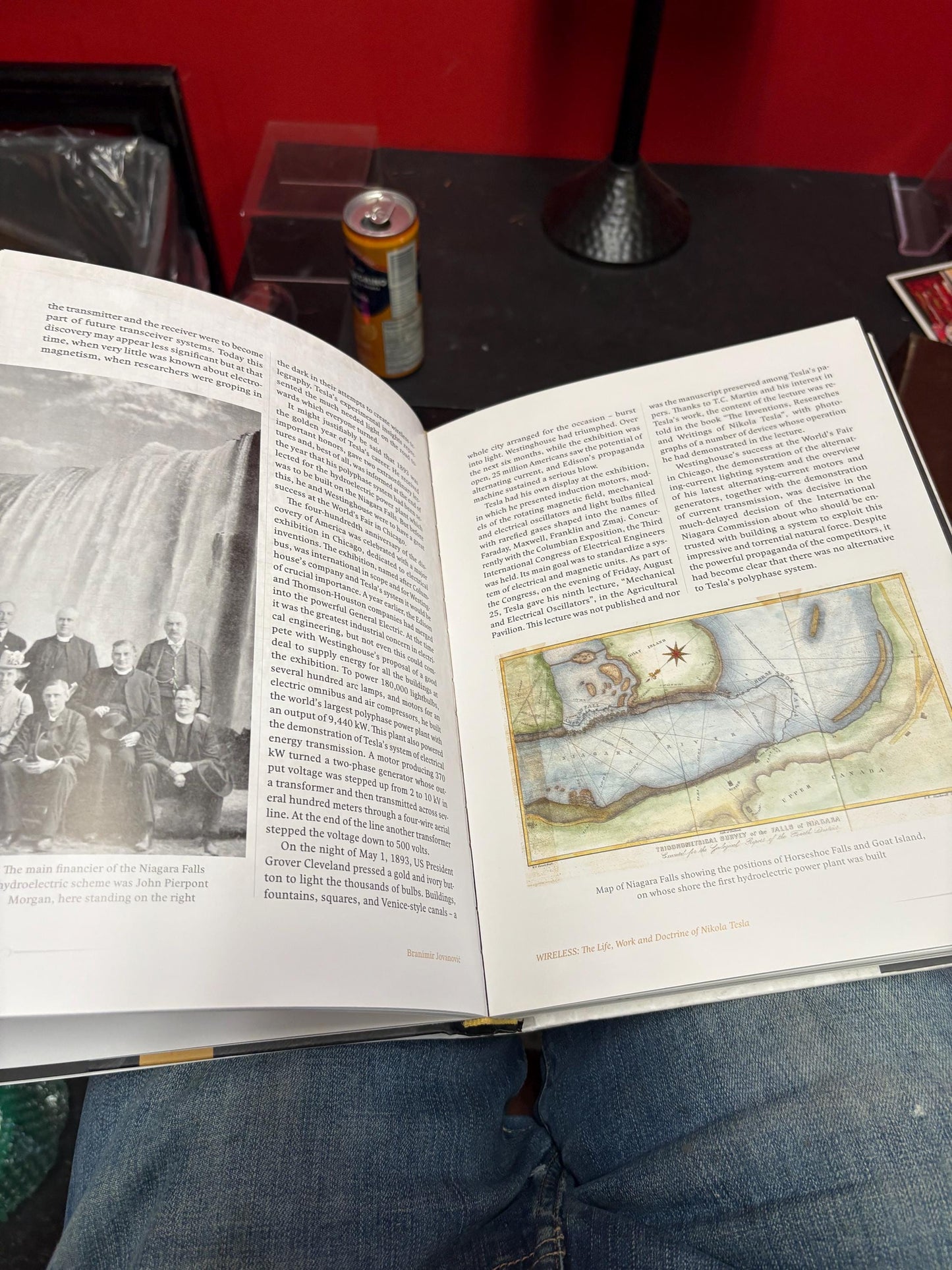 Fancy book entitled Wireless  - the life work and doctrine of NIKOLA TESLA  wonderful pictures  great reading and great gift