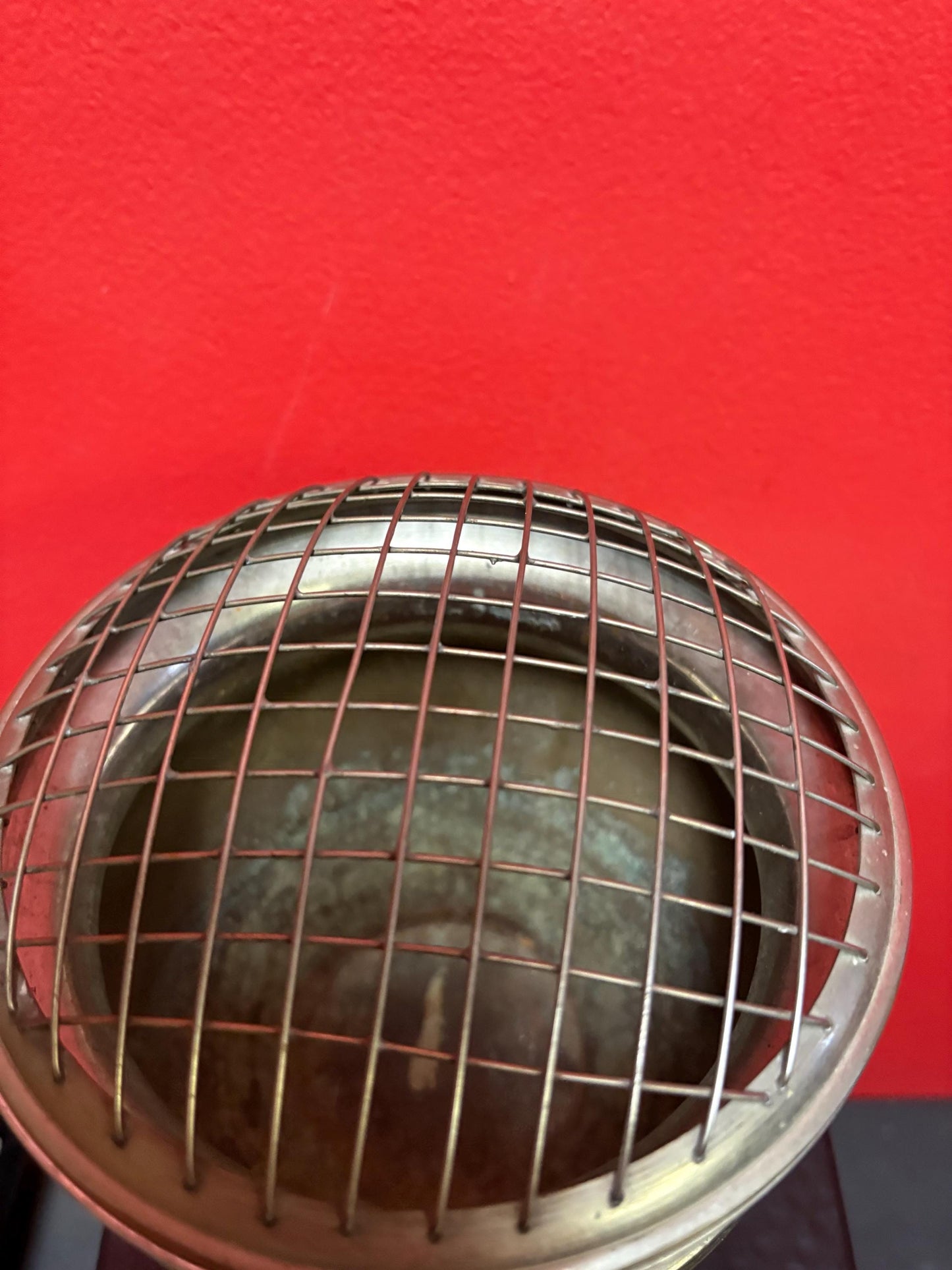 Persian antique silver plated  7 inch tall flower vase with great detail