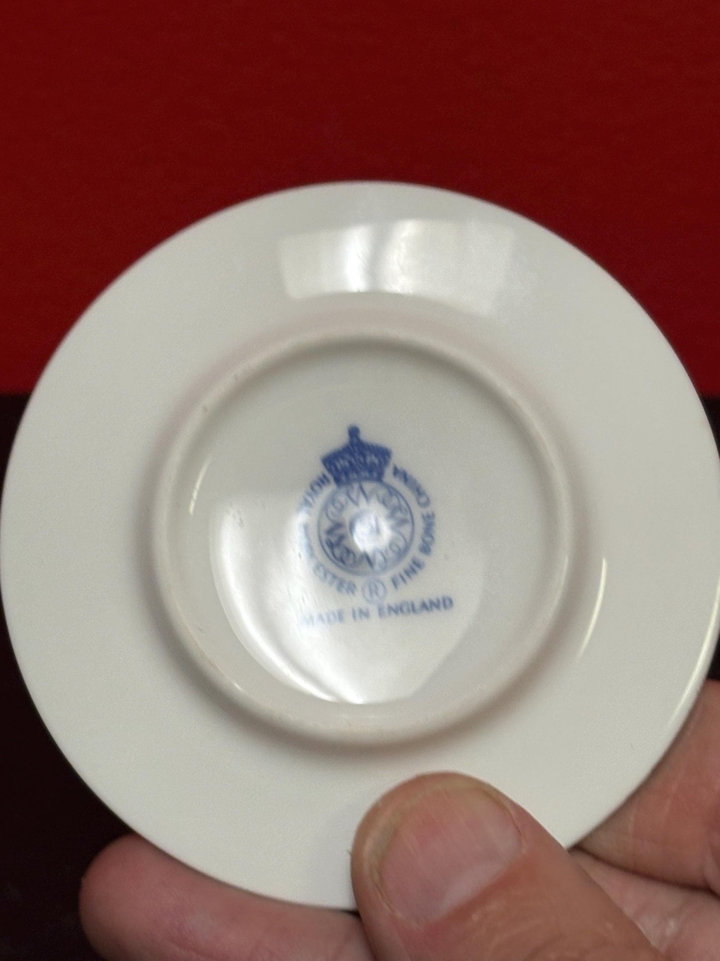 Royal Worcester dragon plate  3 1/2 inches - perfect condition