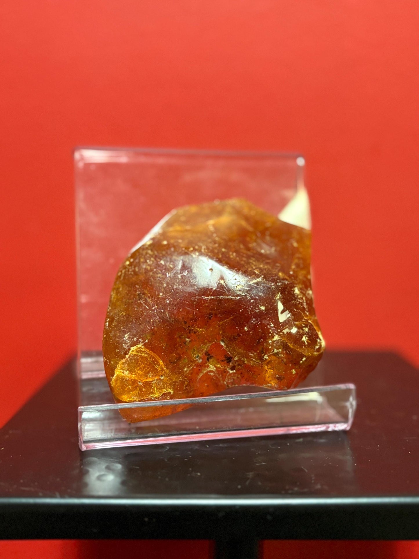Huge rare piece of raw  Amber  4 x 3