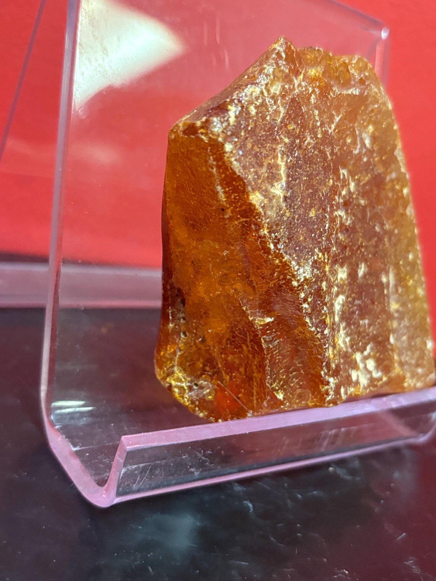 Huge rare piece of raw  Amber  4 x 3