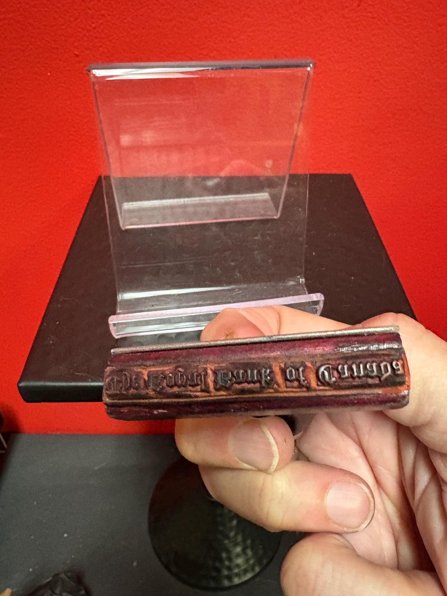 Royal Bank of Canada RBC antique bank stamp 2 1/2 inches high