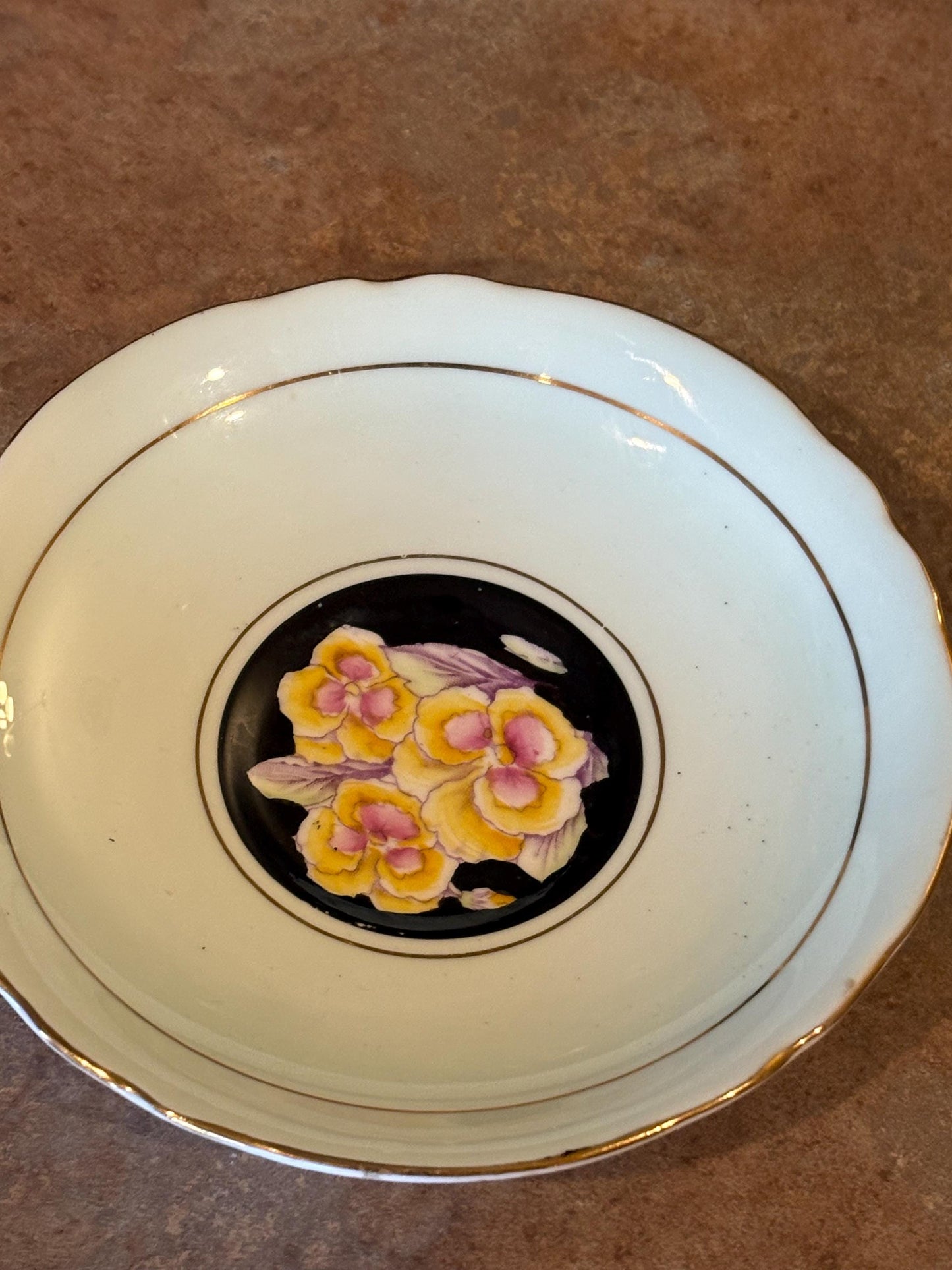 Stunning English double paragon  Full floating flower cup and saucer  fabulous condition  value priced