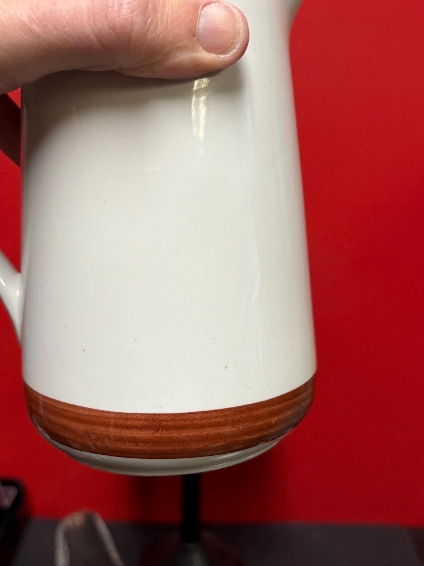 Rare BANFF  school of fine arts Canadian pottery jug - 7 inches tall  perfect condition