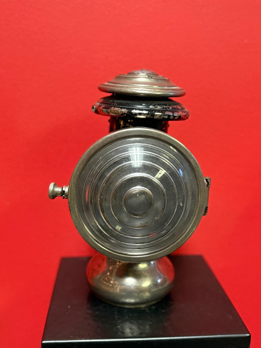 Antique 9 inch high automobile car lamp - used condition car museum worthy