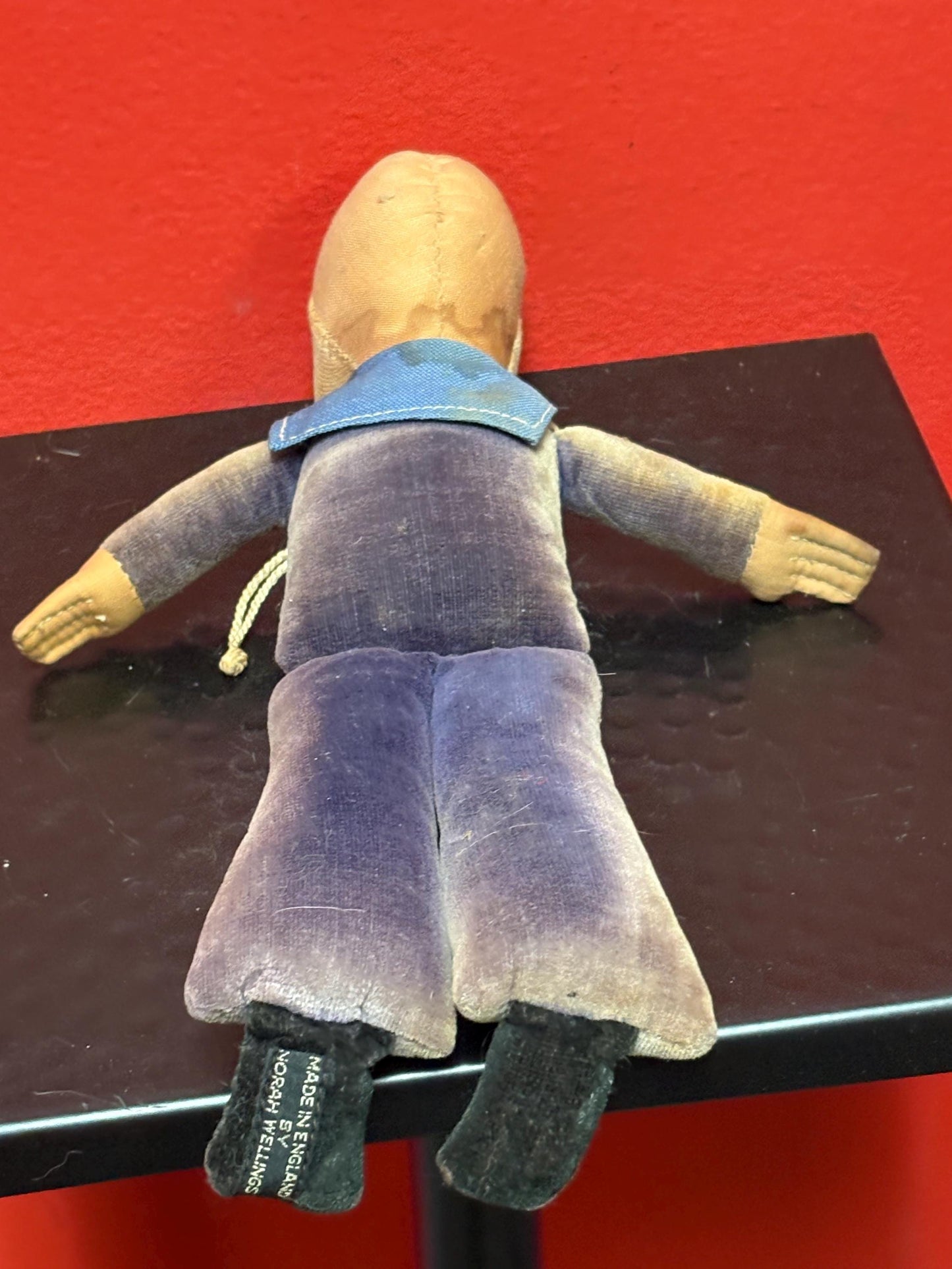 RMS SAXONIA cloth navy doll  in antique condition  8 inches  Nora Wellings  English -