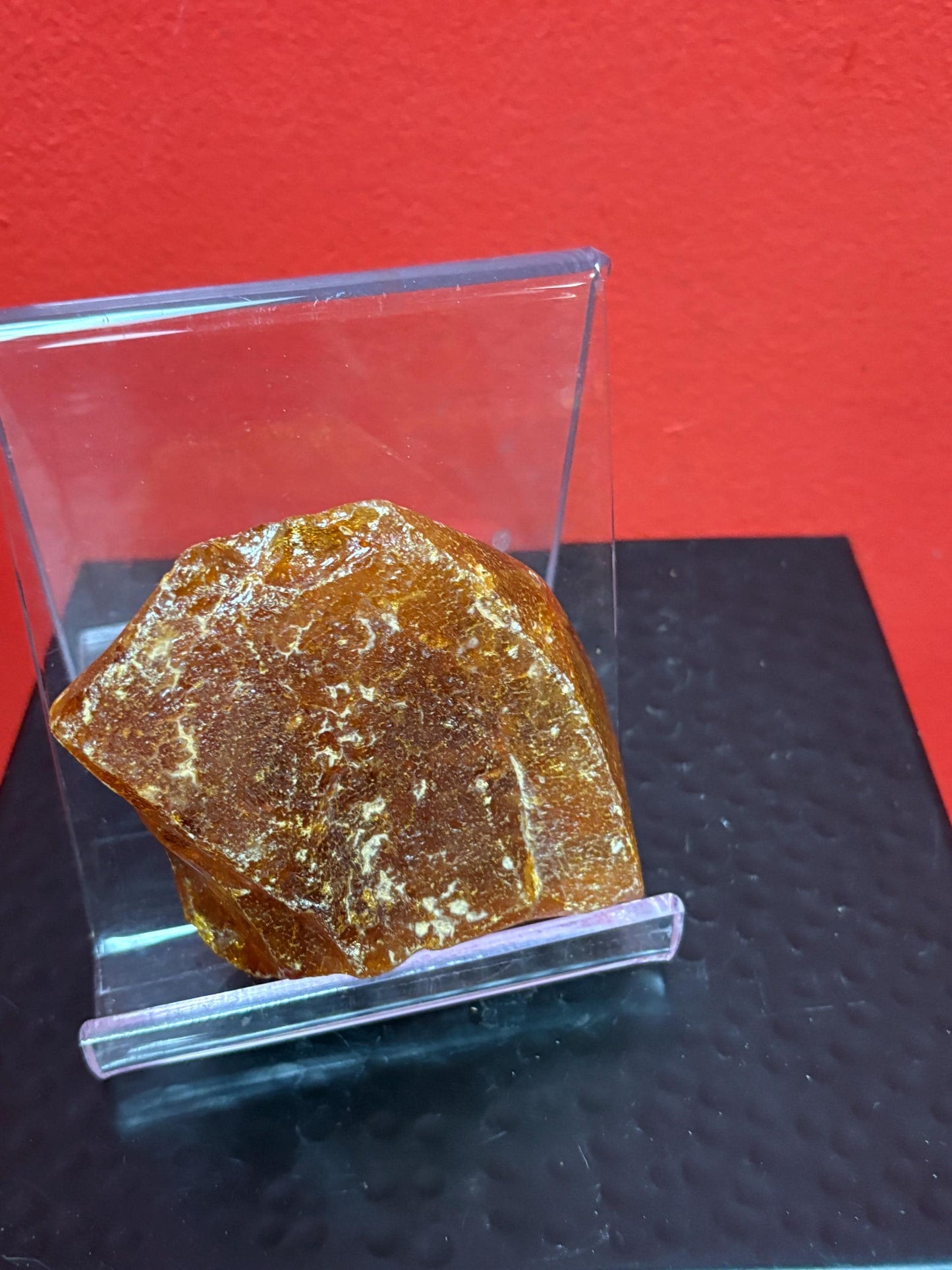 Huge rare piece of raw  Amber  4 x 3
