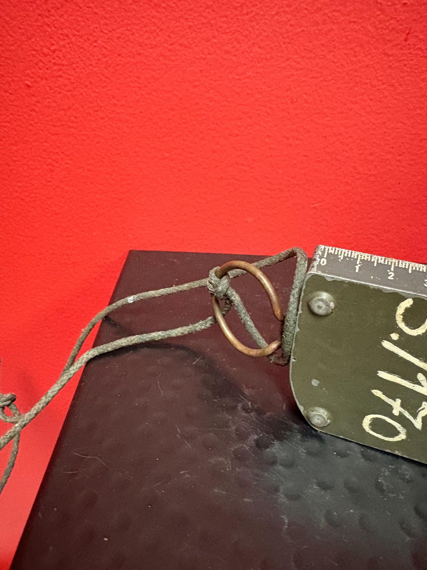 Very old army compass  6 inches long as is but seems to work